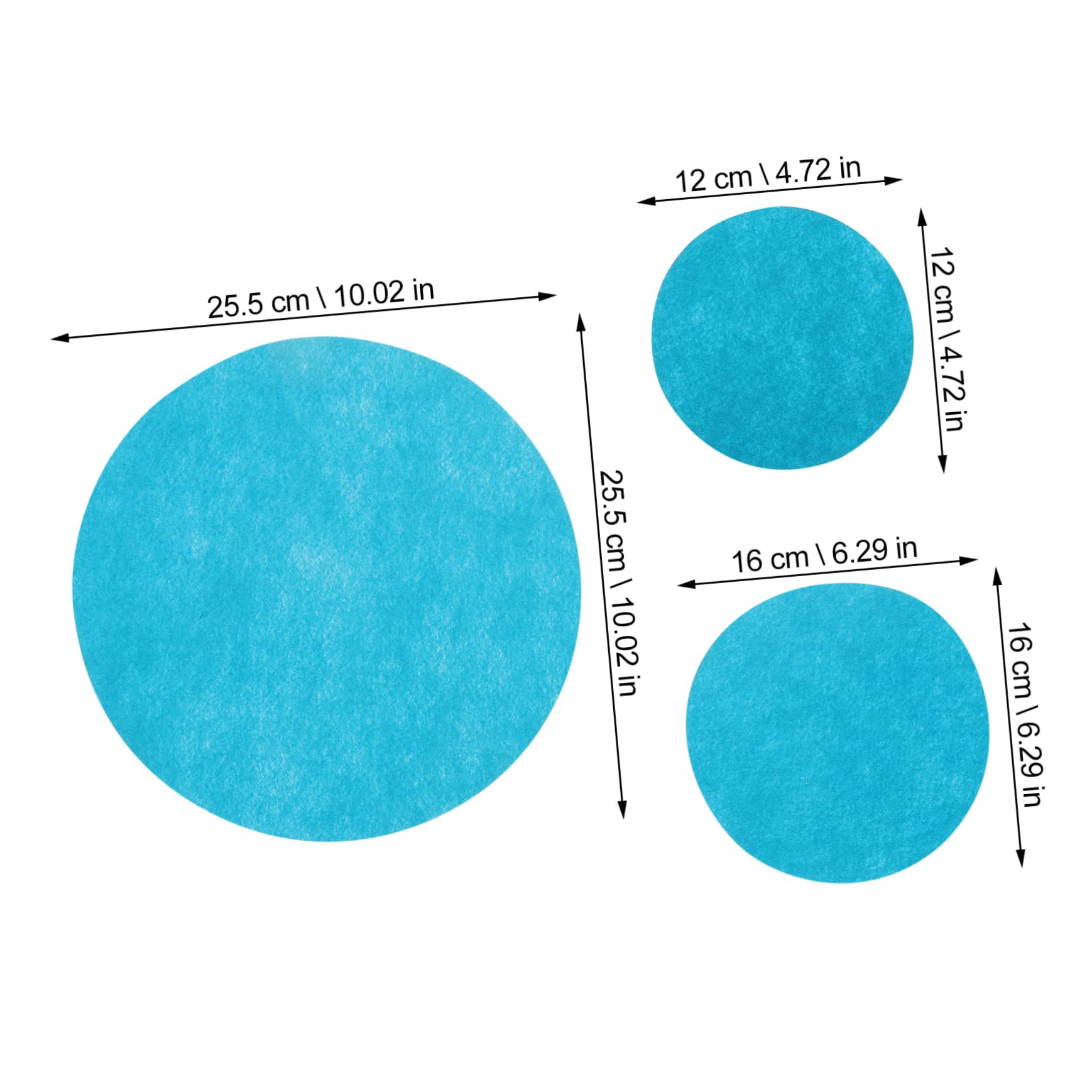 Unomor Dish Protectors Felt Pads for Plate Separation Prevent Scratches for Moving Storage Serving Dishes