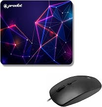 ProDot Palm Wired Mouse with Mouse Pad | Ergonomic Design I High Dpi I Smooth Tracking &amp; Anti-Slip Base with Waterproof Su...