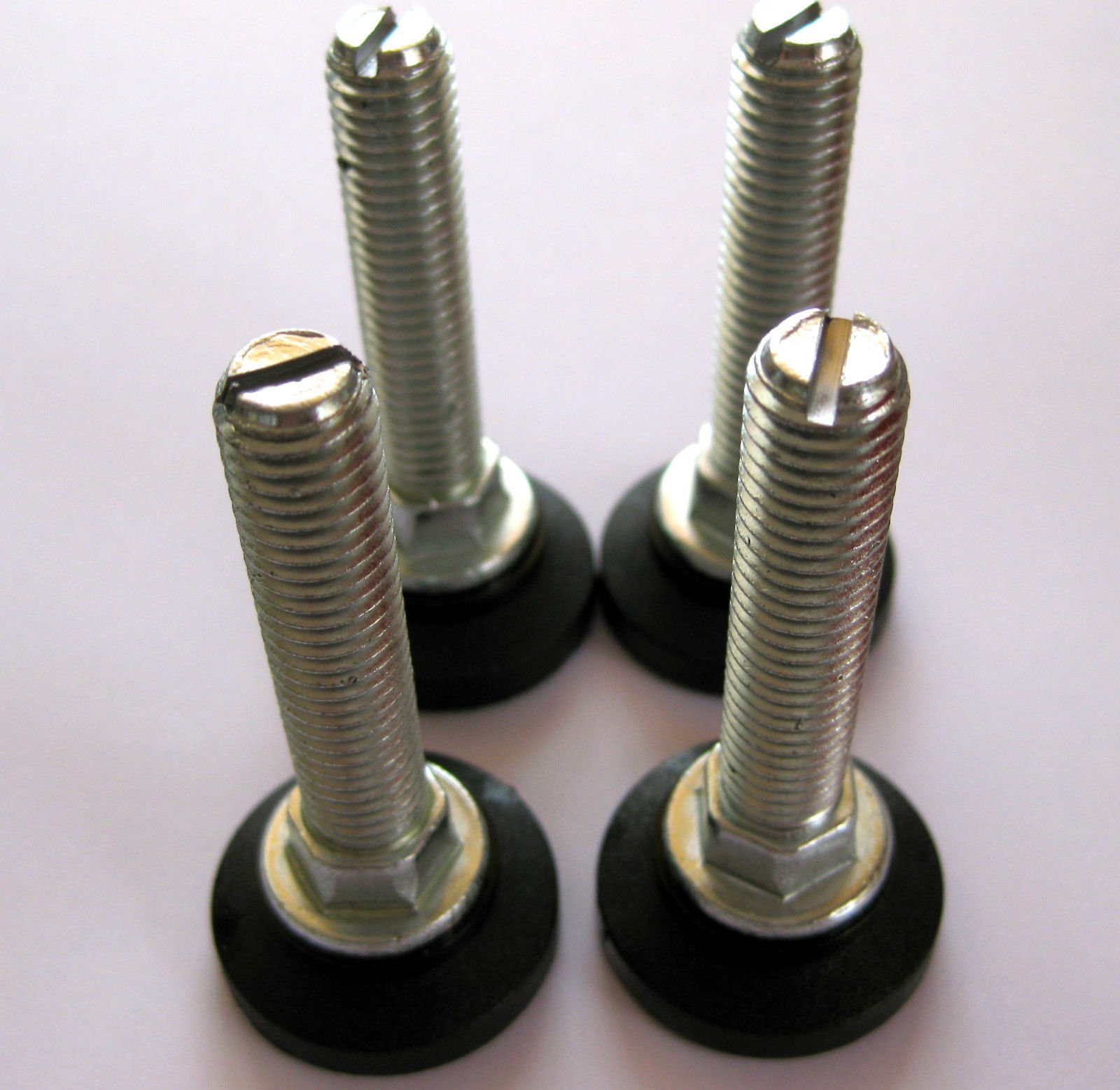 4X Adjustable Levelling feet Foot M10x45mm Kitchen Desk Table Sink prep Bench