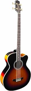 Takamine GB72CE-BSB Jumbo Acoustic Electric Bass Guitar, Black Sunburst
