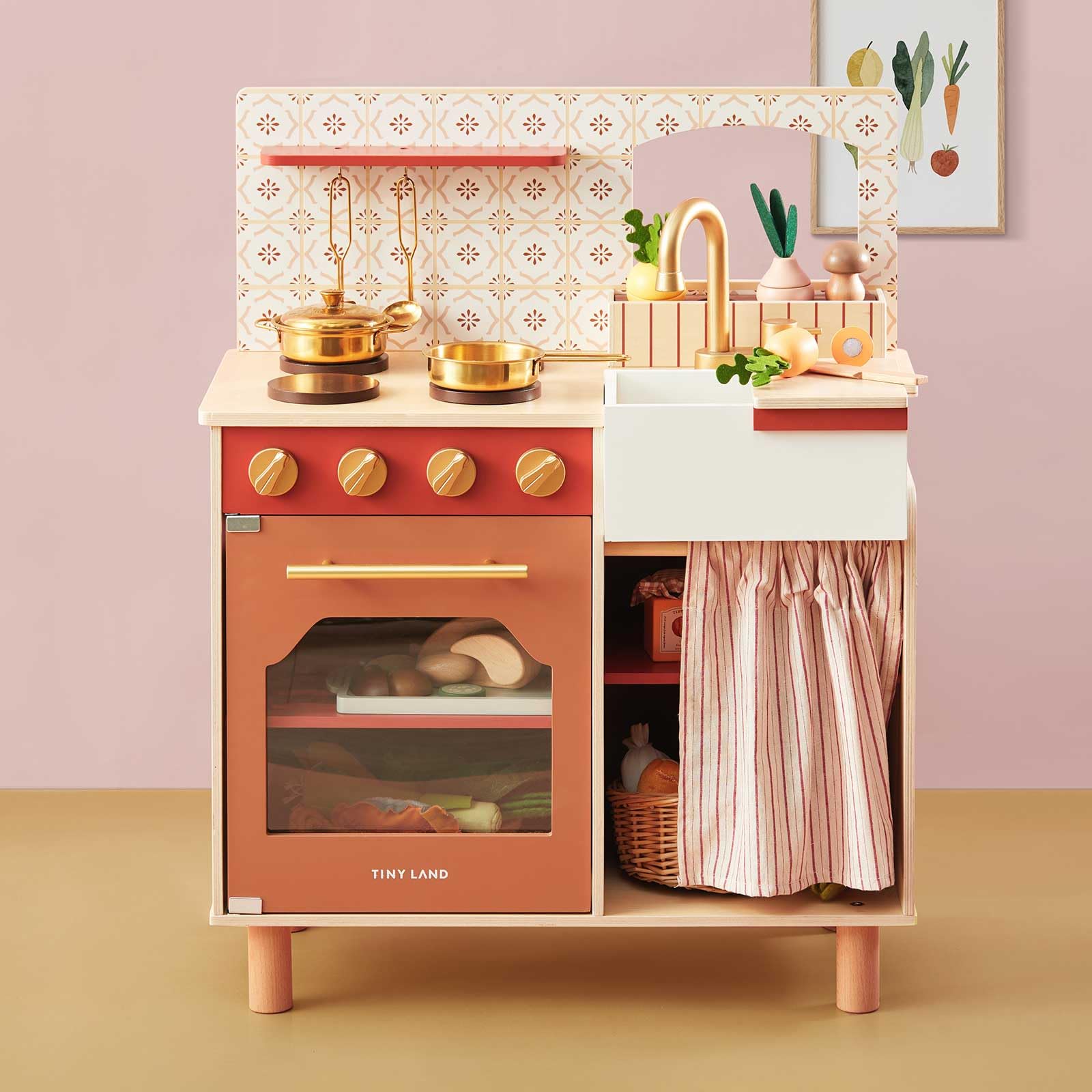 Tiny Land Wooden Play Kitchen