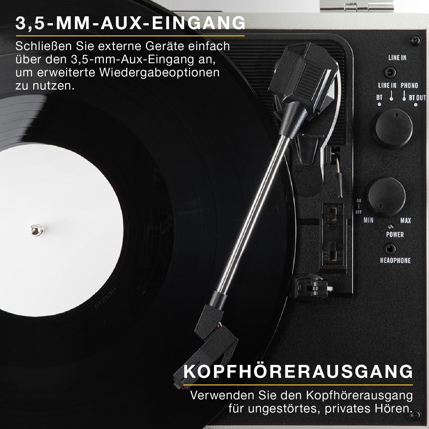 Victrola Journey II – Bluetooth-Kofferplattenspieler – Integrierte Stereo-Lautsprecher mit verbessertem Bass, 3-Geschwindigkeits-Plattenspieler, RCA- und Kopfhörerausgänge(Rosa)