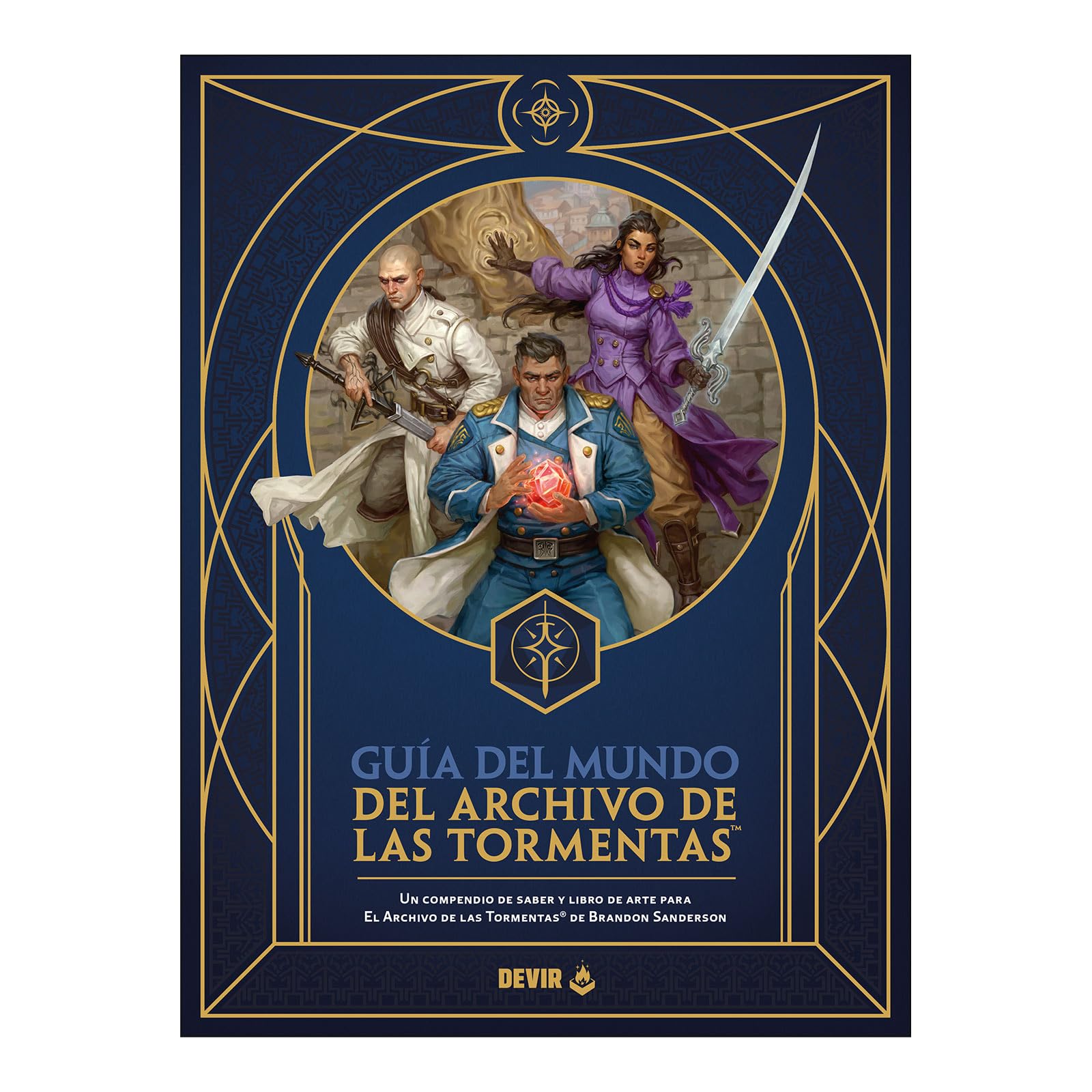 Devir - Guía del mundo de Archivo de las Tormentas (Brandon Sanderson) – Libro arte y referencia para rol en el Cosmere (ARTOGUIASP)