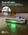 YU7 MAX Cordless Vacuum Cleaner, 650W/55kPa/80Min, Anti-Tangle Brushroll, Touch Screen, Self-Standing Lightweight Wireless Vacuum for Home Pet Hair Carpet Hard Floors