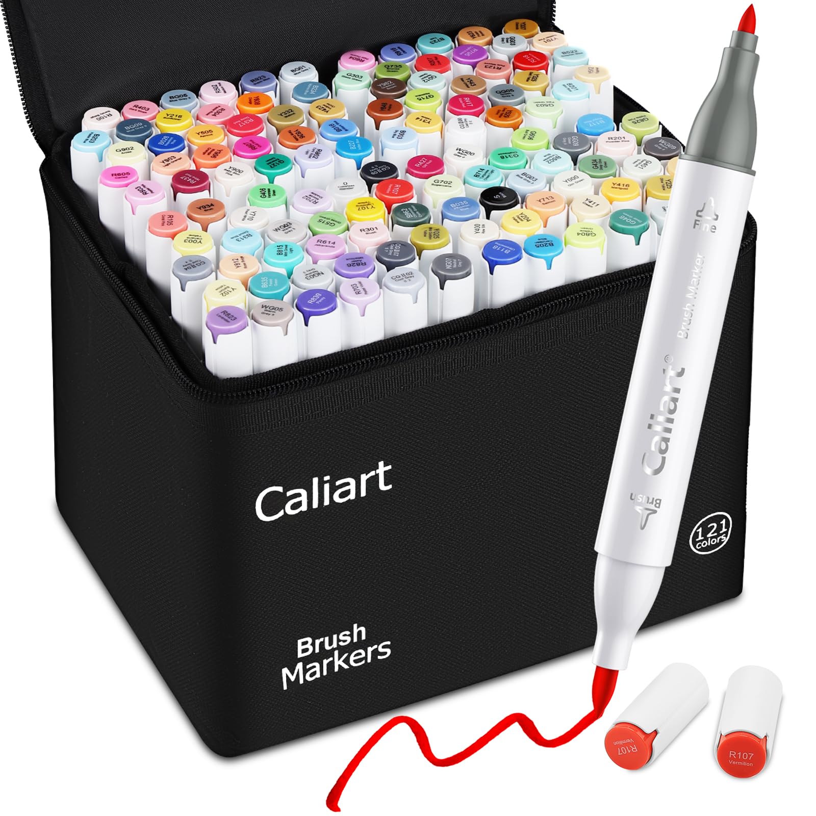 Caliart Alcohol Markers Brush Tip 121