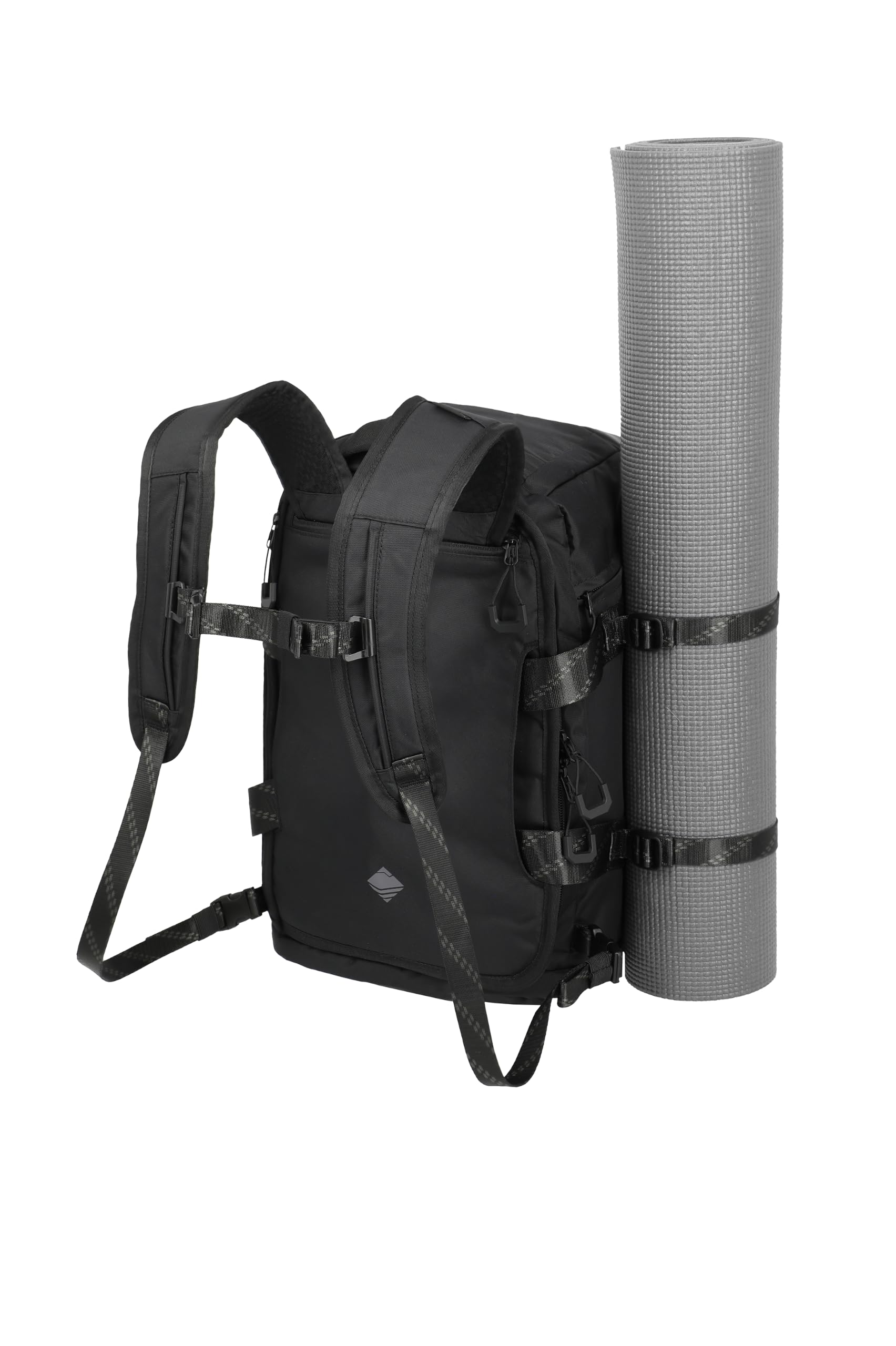travelite Reisetasche Venture LINE S, 40x25x20 cm, 24 L, recyceltes Polyester, Handgepäck Tasche mit Rucksackfunktion und Trolley-Aufsteckfunktion, Weekender