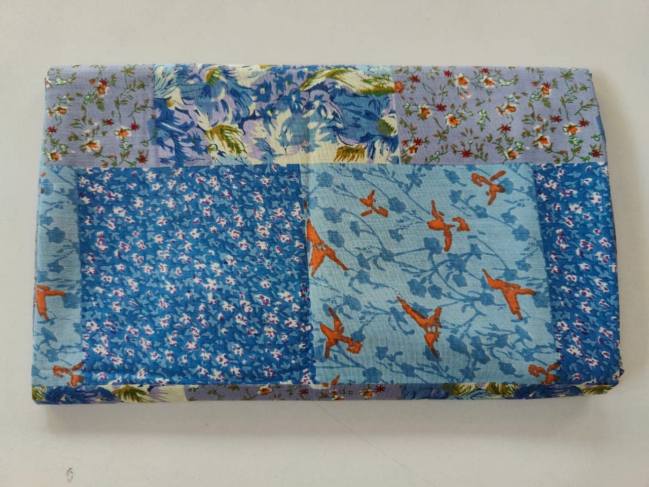 Kalap Floral Printed Cotton Cloth Materiel Indian Cotton Hand Block Print Fabric Running Jaipuri Hand Block Printed Women Dress Material Kurtis Natural 44" Inches Width 2.5 Meter