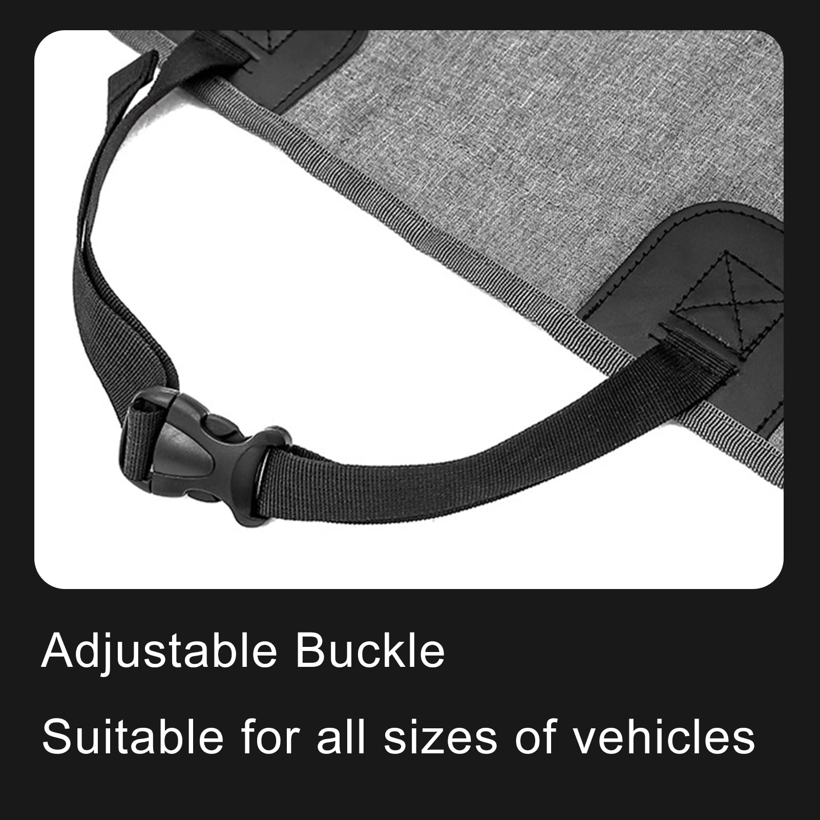 Hunde-Autositzbezug für Rücksitz, Hundesitzbezug für Haustiere, wasserdichte Haustier-Automatte, abnehmbare Hundematte, multifunktionales Design, robuster Stoff, Sicherheitssteckdose,