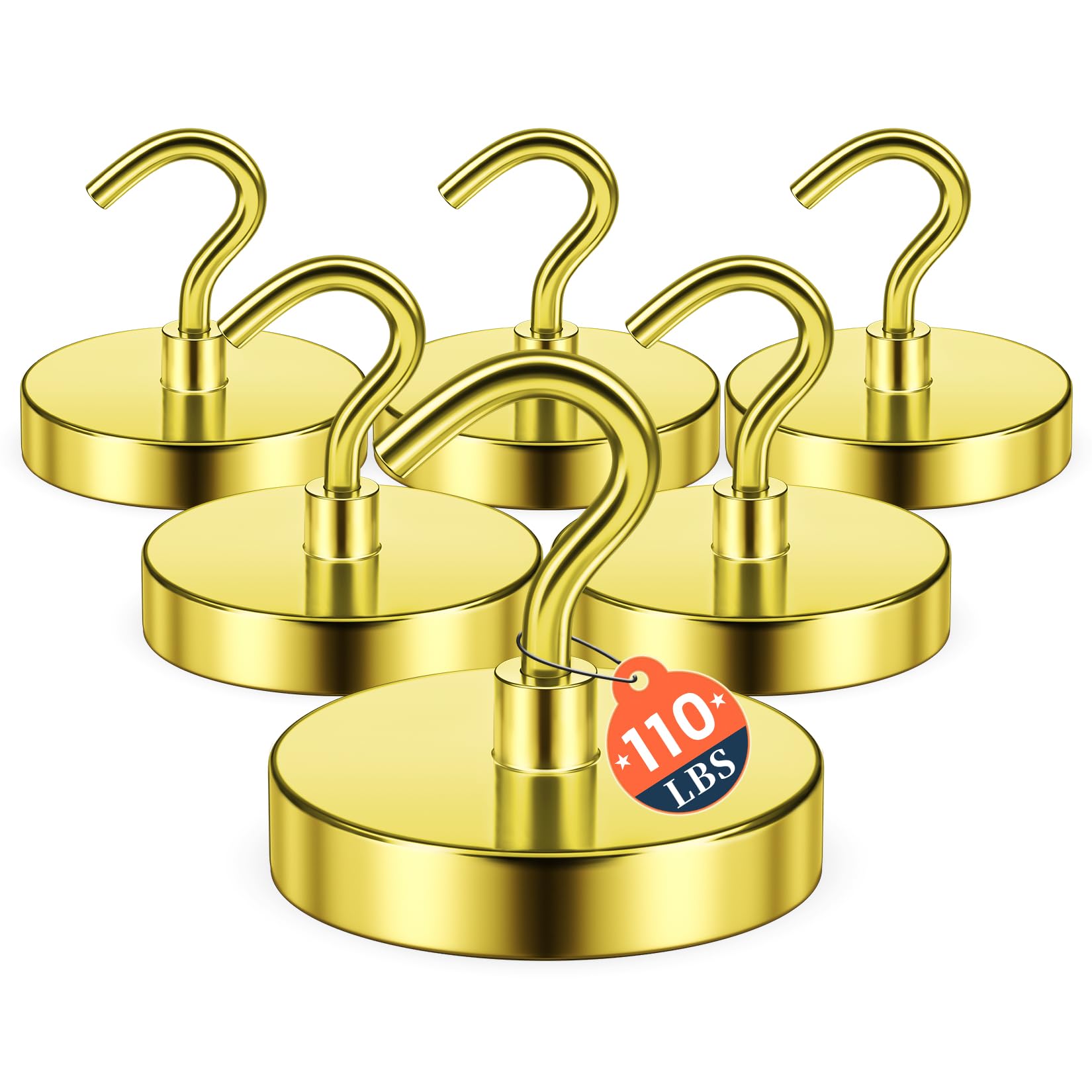 FINDMAG Magnet Hooks for Cruise Cabin, 110lbs Magnet Hooks