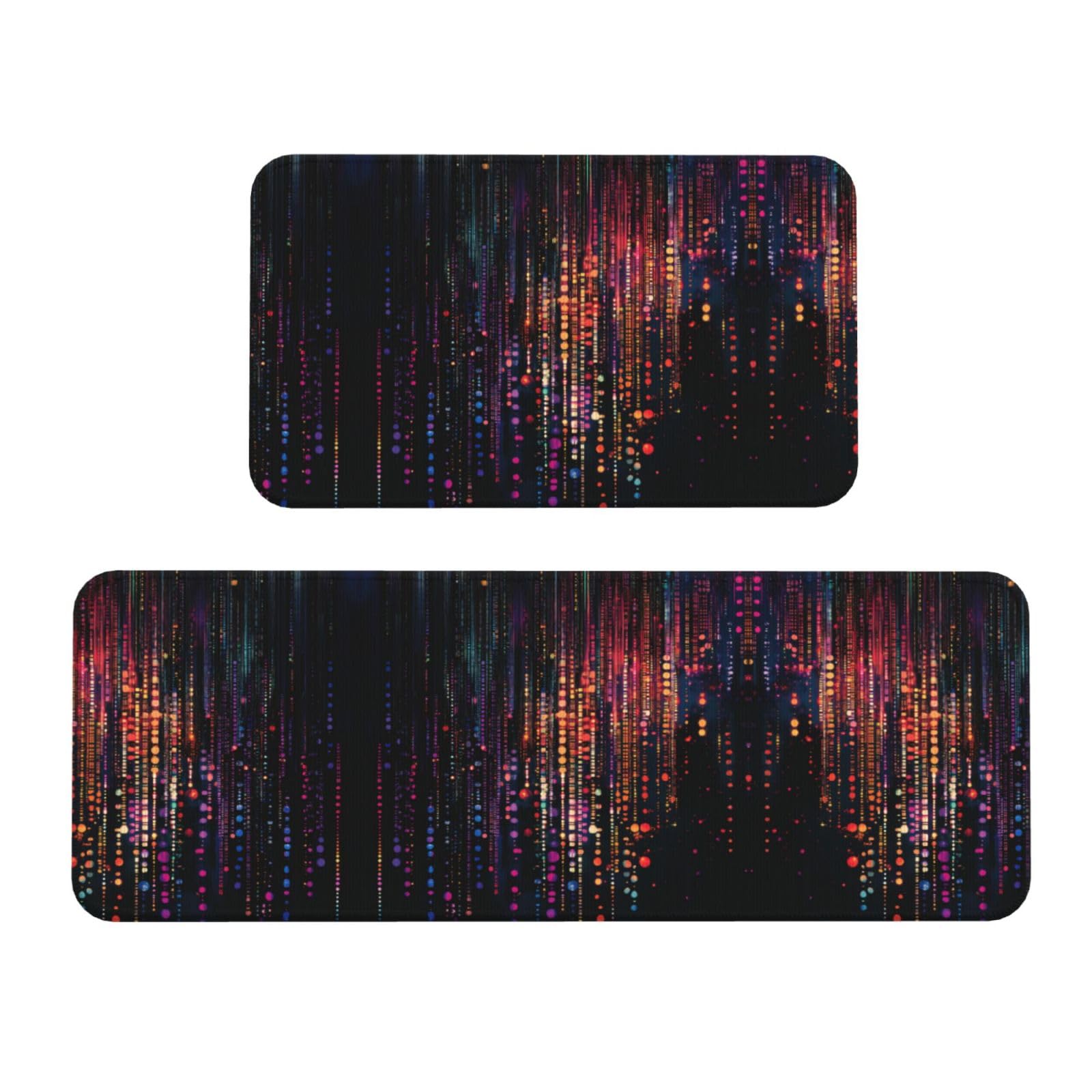 Alfombrillas de cocina seguras que evitan resbalones, juego de 2 tapetes para zonas húmedas