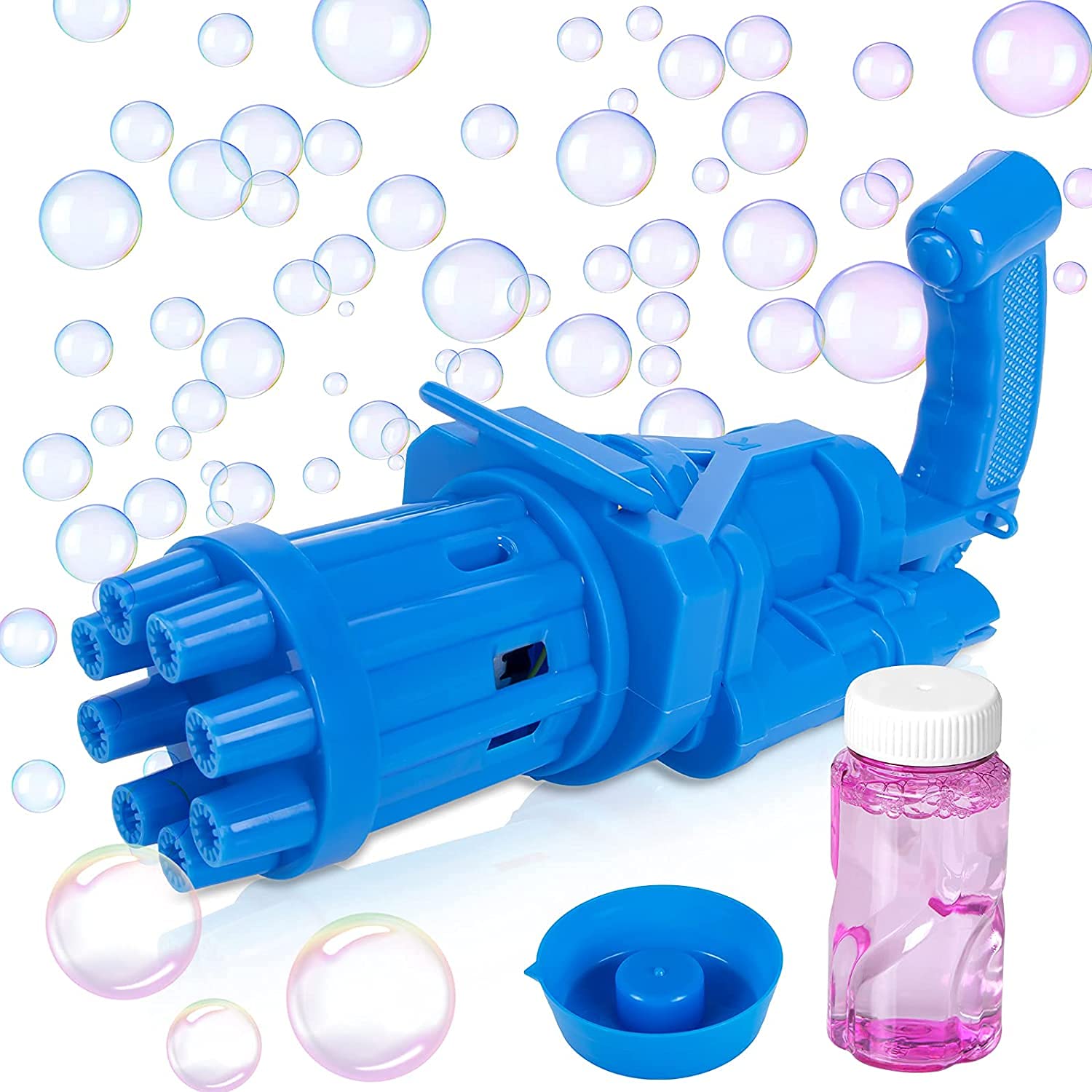 Buy electric bubble machine, black gold Gatling bubble , children's automatic bubble blowing toy