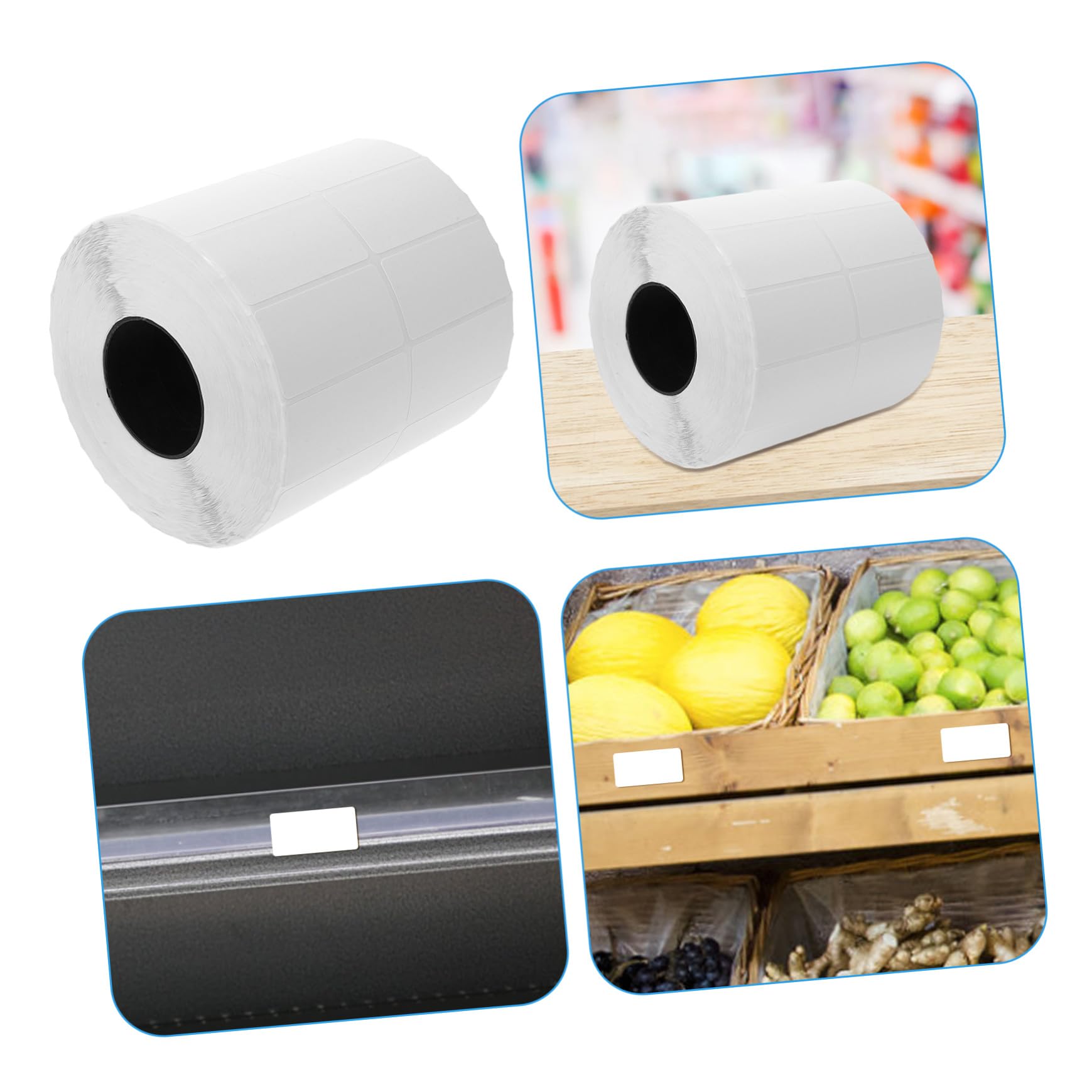 Etichette Adesive Alimentari Etichette Vuote per Barattoli e Contenitori Stickers Scrivibili Resistenti e Facili da Applicare per Cucina e Conservazione
