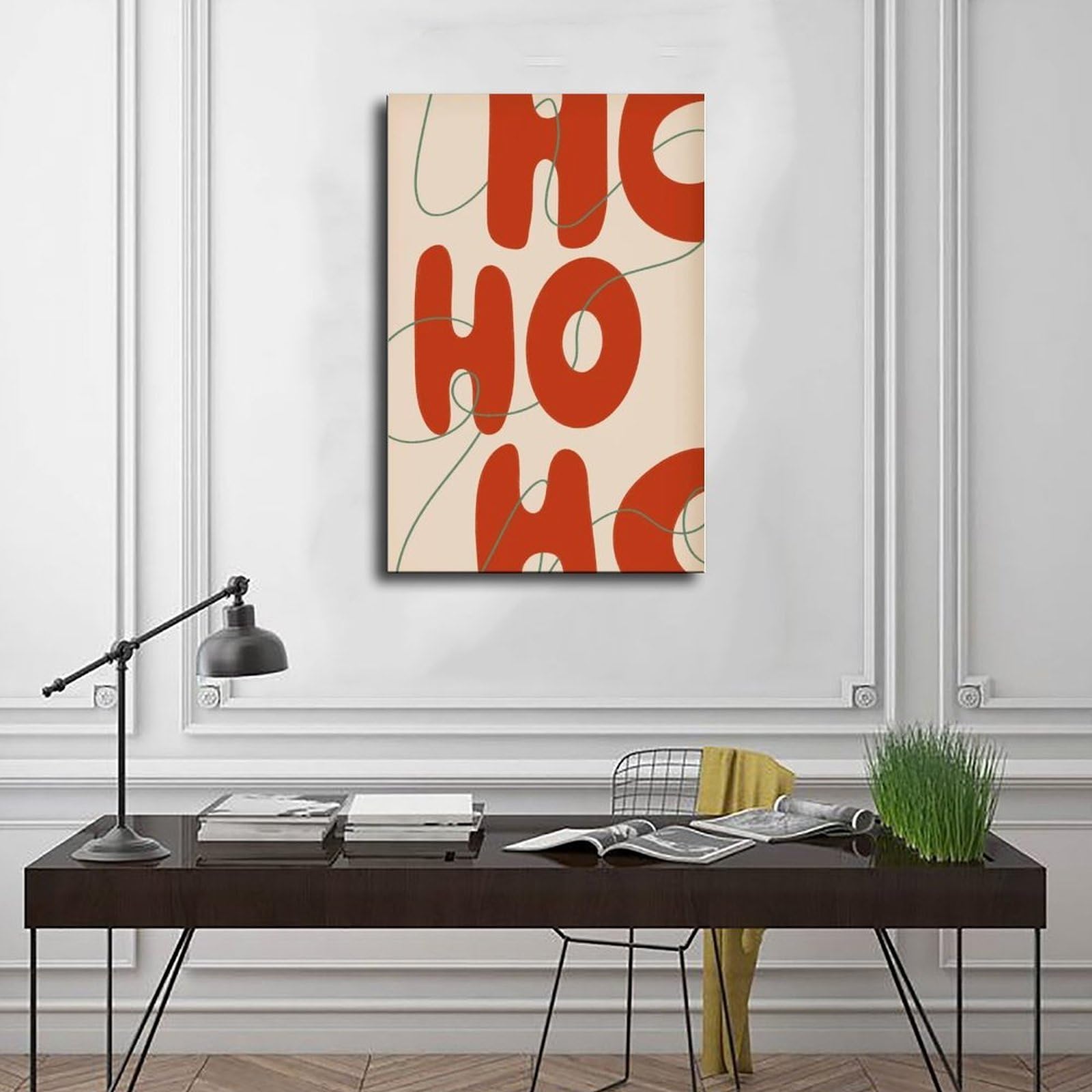Poster su tela retrò rosso per festival, decorazione per camera da letto, ufficio, stanza, regalo, 50 x 75 cm