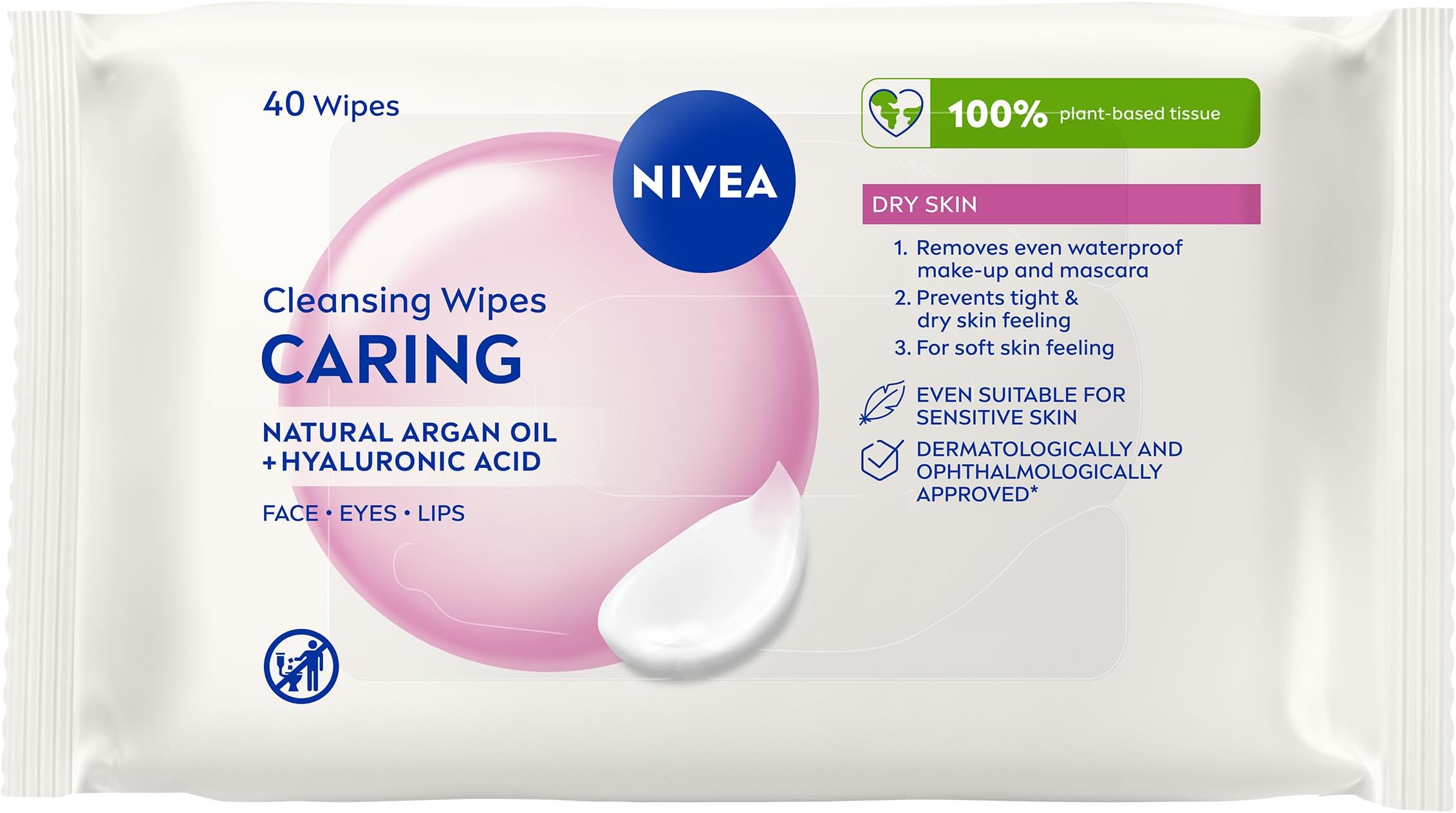NIVEA 3in1 Caring Cleansing Wipes