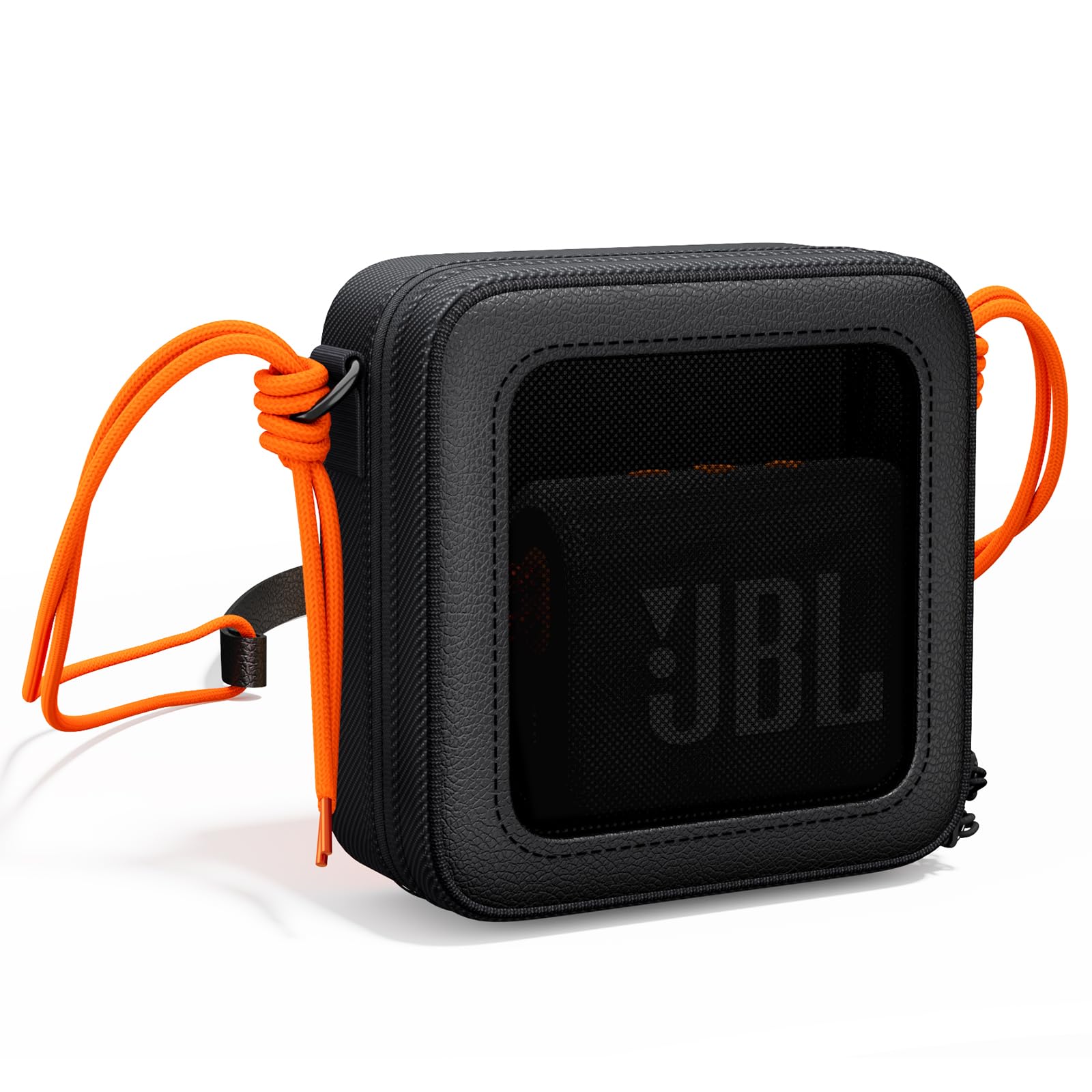 Bluetooth Speaker Universal Case Bag for JBL Clip 4/Clip 3/JBL GO 4/GO 3/GO 2/EBODA/INSMY/Kunodi/Bose SoundLink Micro/Anker Soundcore Mini, with Adjustable Shoulder Strap Travel Carrying Portable