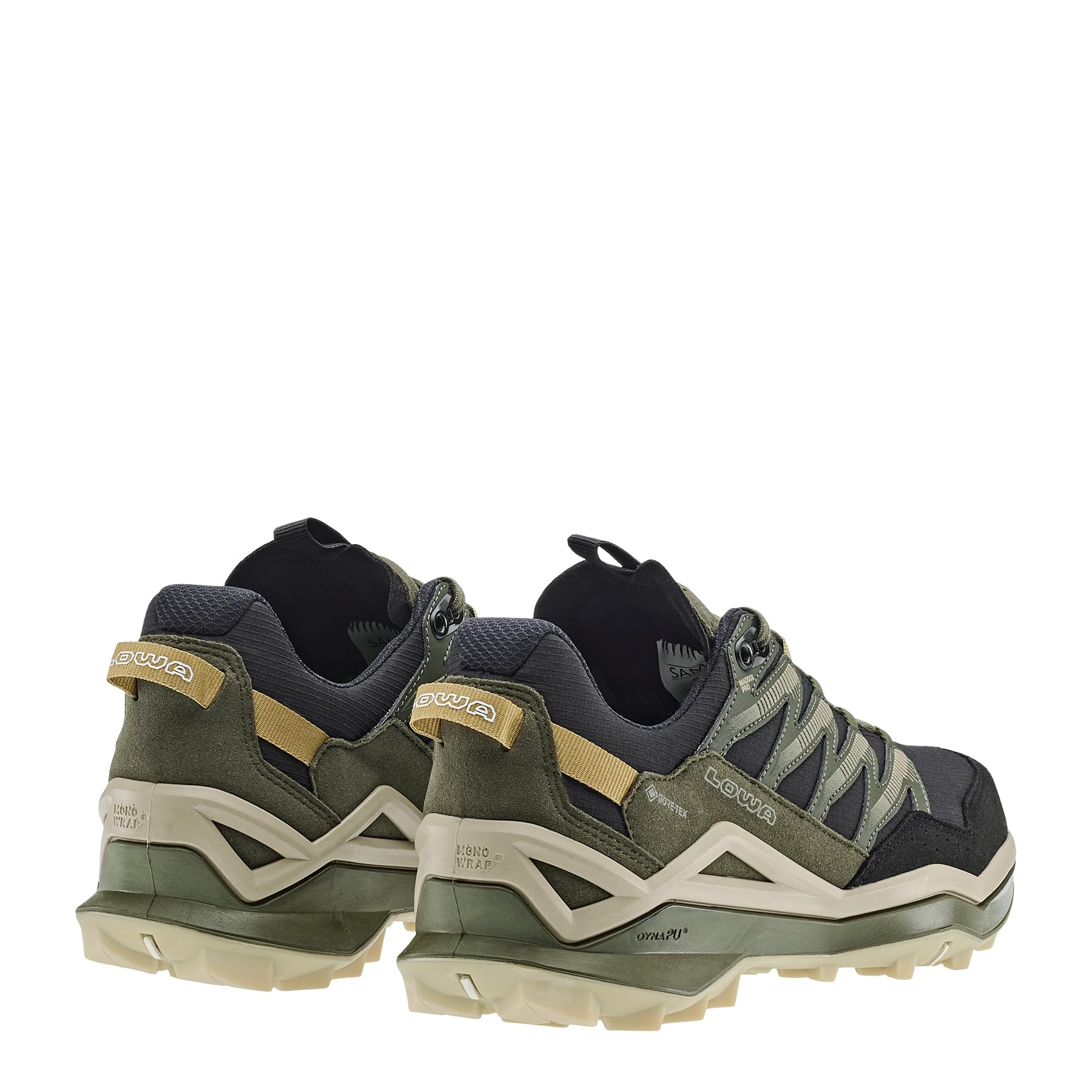 LOWA Maddox PRO GTX LO - Zapatillas de senderismo ligeras para hombre, corte bajo, color negro