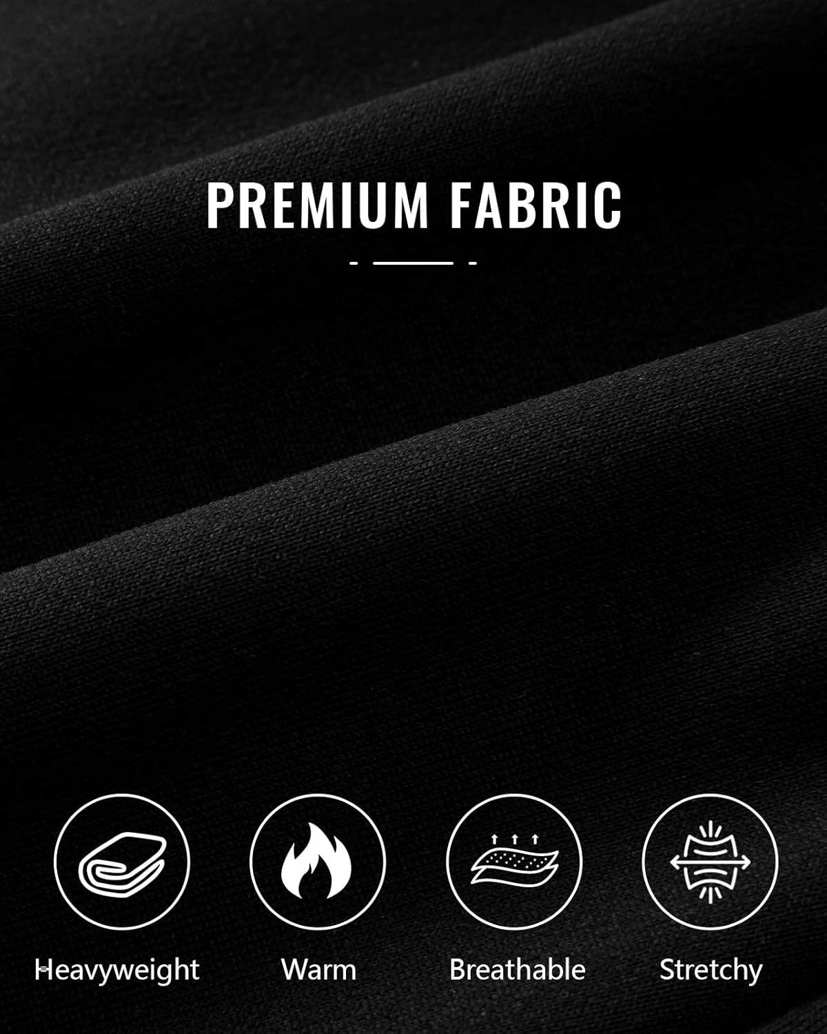 Men's Cargo Sweatpants Fleece Casual Jogging Hiking Pants Baggy Sweat Pants for Men Running Athletic Workout with Pockets - Image 7