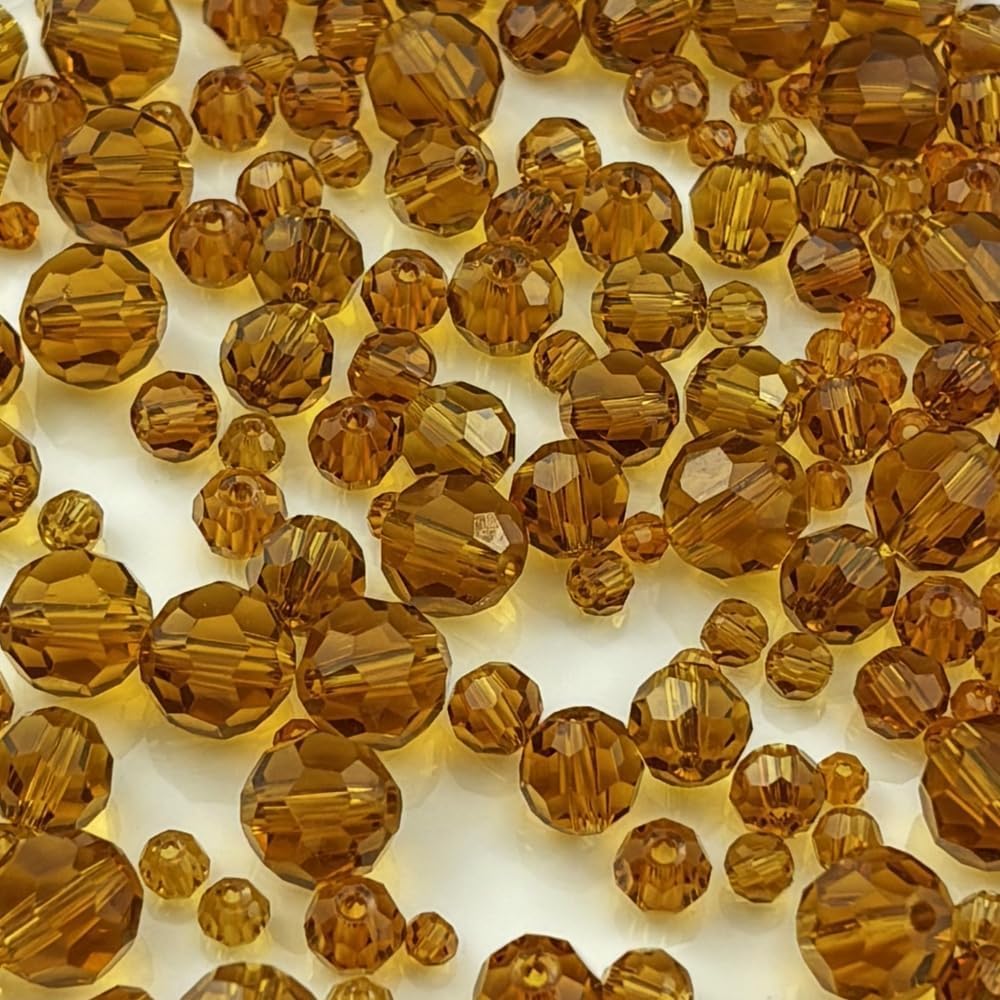 Dowarm Perline rotonde di cristallo da 10 mm, per la creazione di