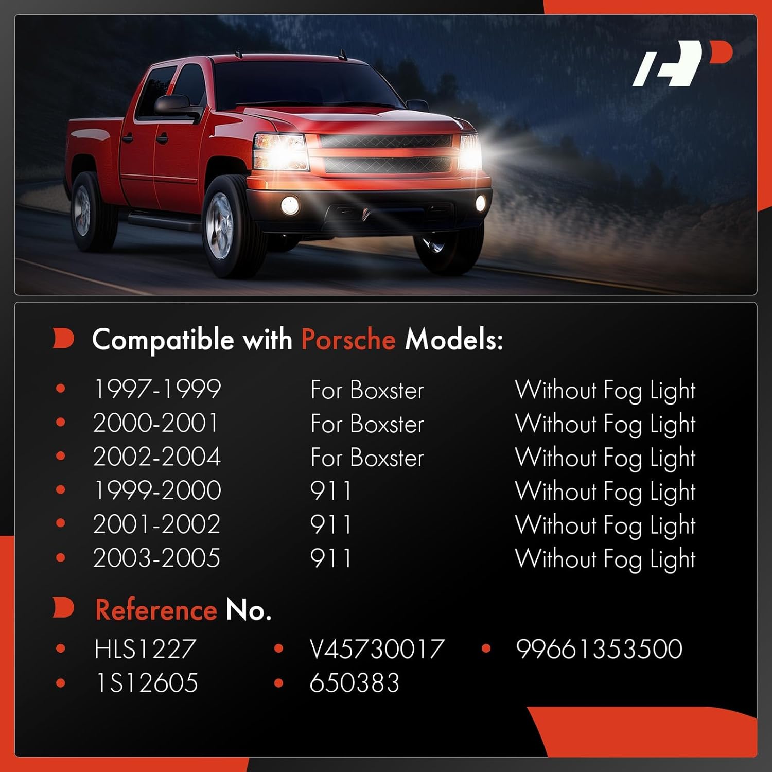 A-Premium Headlight Switch Instrument Panel Headlamp Dimmer Switch Compatible with Porsche 911 1999-2005, Boxster 1997-2004, Without Fog Lights