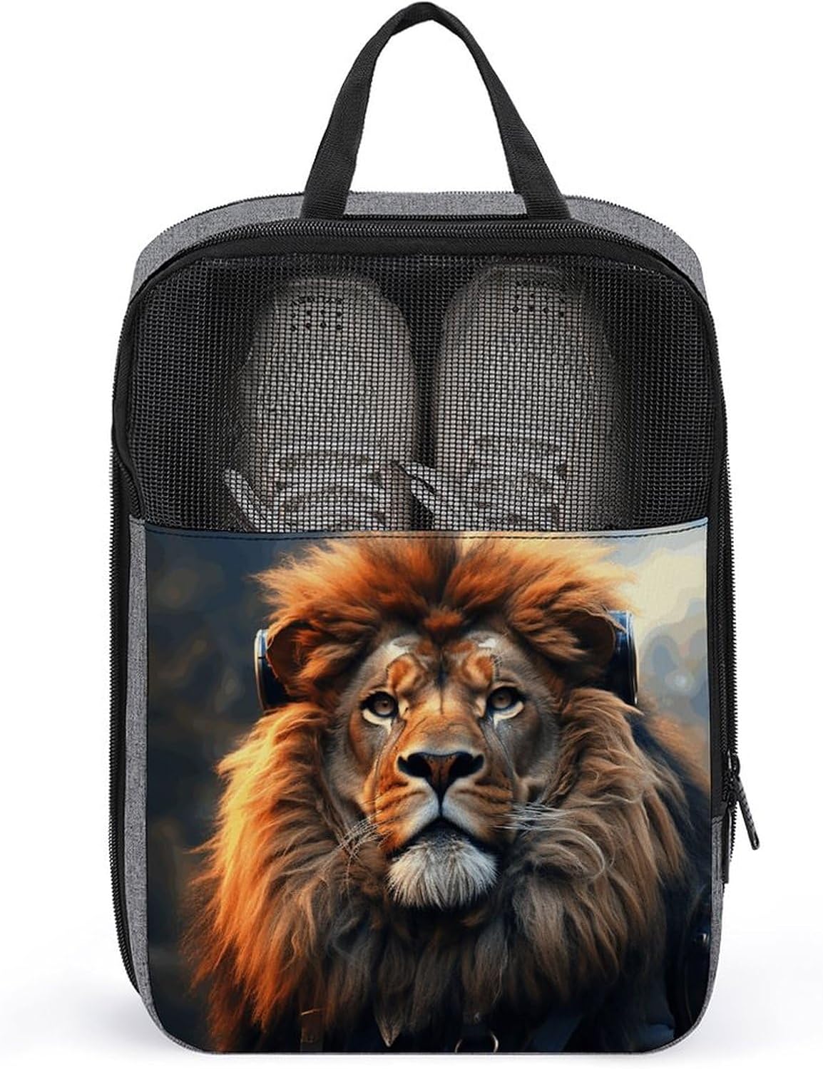 Shoe Bag, Scifi Lion Printed Shoe Bag,storage Hanging Shoe Bag,bath Towel Storage Bag