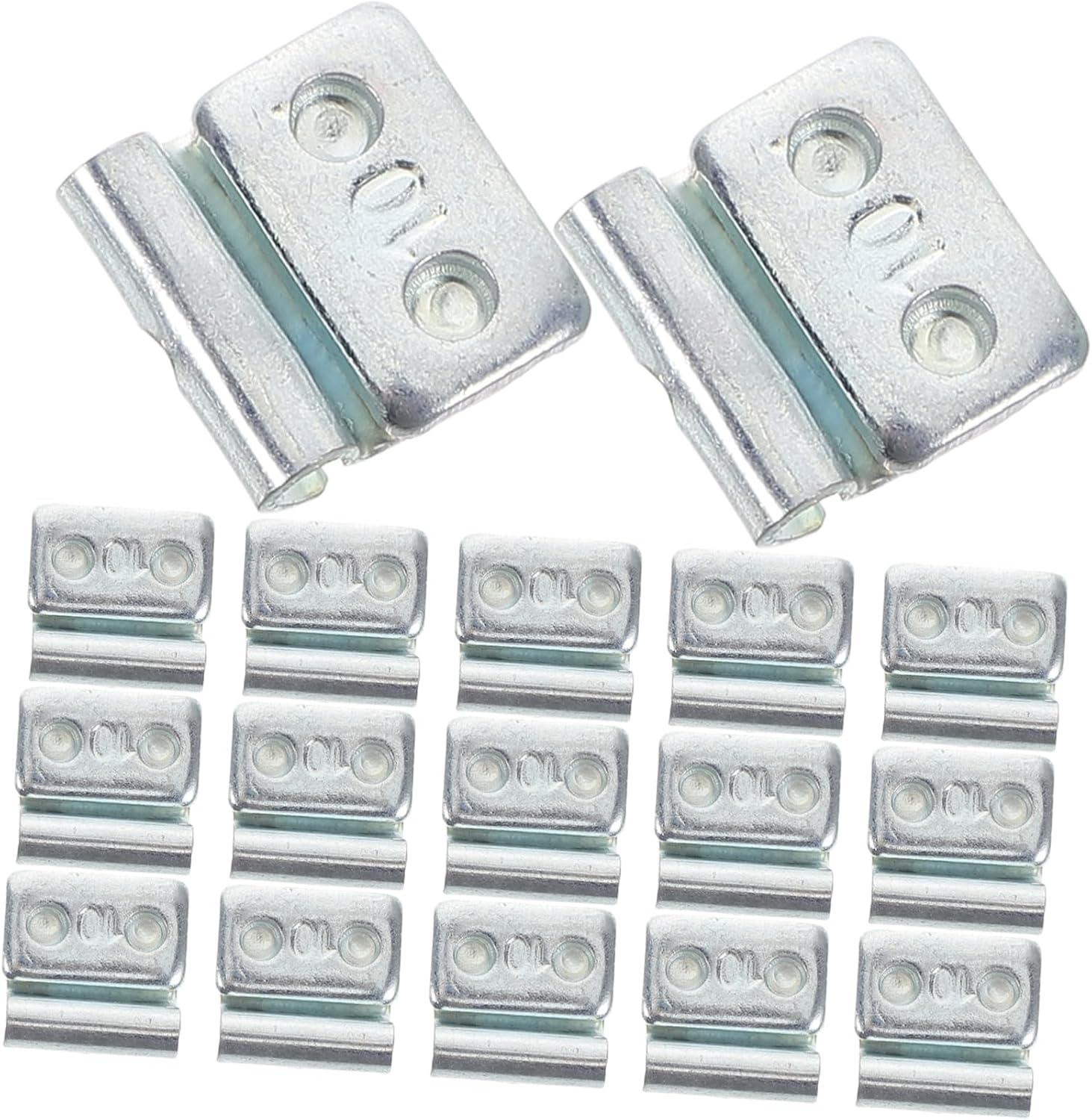 Unomor 100pcs Clip Aluminum Alloy Tire Balancing Weights for Car Wheels Heavy Duty Blocks Easy to Install Minimize Vehicle Stability