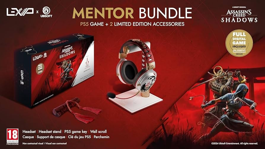 Assassin's Creed Shadows ヘッドセット Assassin's Creed Shadows Gaming Bundle by Lexip & Ubisoft