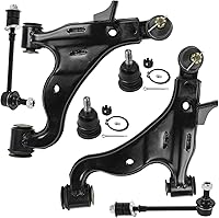 Vista 163 de Detroit Axle - Kit de extremo delantero para Chrysler 300 Dodge Charge 2011-2018 Challenger, 2 brazos de control traseros inferiores, 2 barras