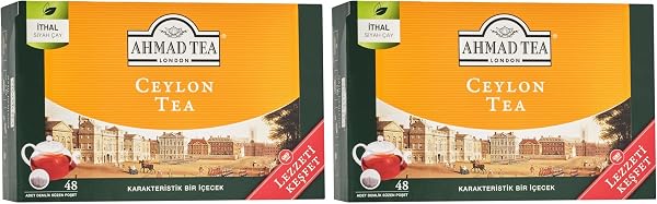 AHMAD TEA Ceylon Tea Demlik Poşet Çay 48'Li 153.6 G (2 paketi)
