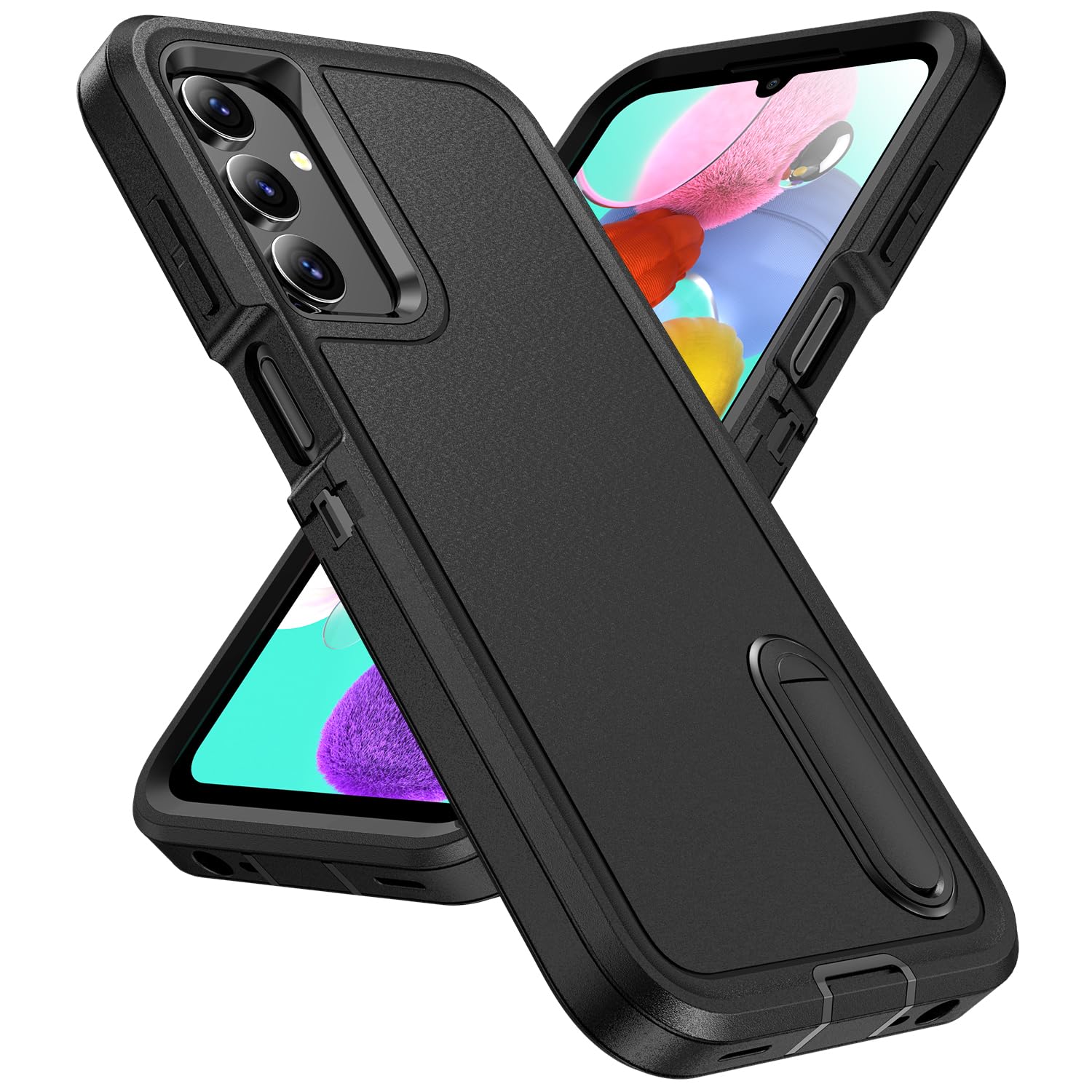 IDweel for Galaxy A15 5G Case for Men,Heavy Duty Protection Shockproof Anti-Scratch Slim Fit Lightweight Protective Durable Case Hard Cover with