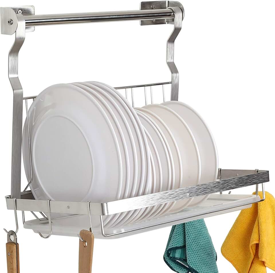 hanging dish rack