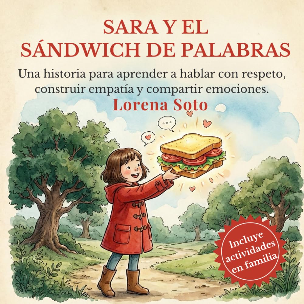 Sara y el sándwich de palabras: Una historia para aprender a hablar con respeto, construir empatía y compartir emociones.