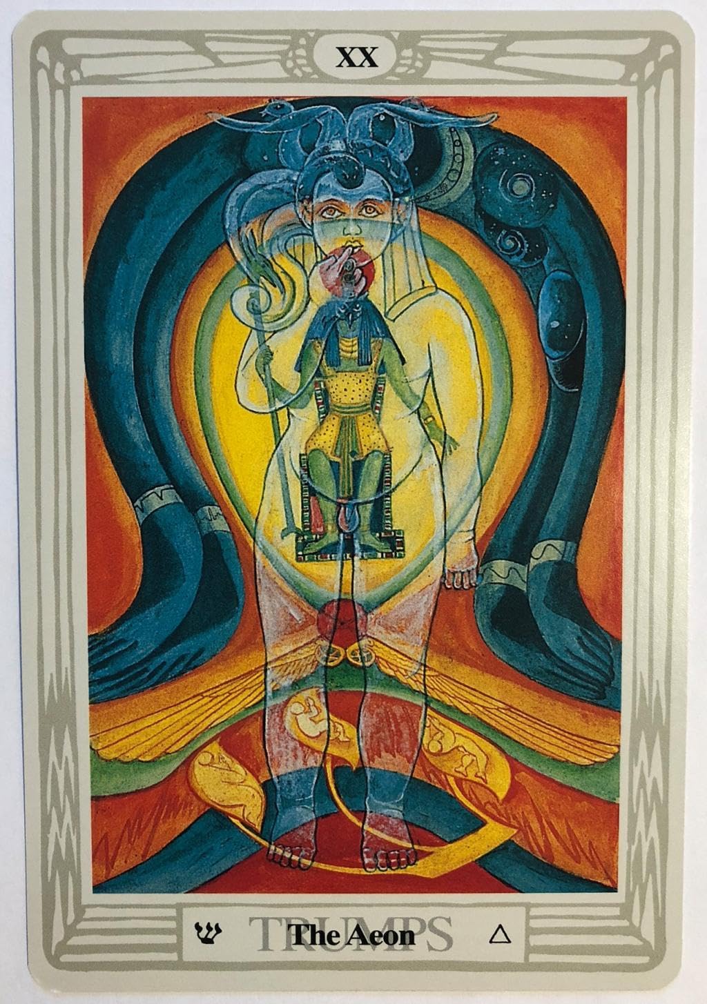 Aleister Crowley Thoth Tarot - Gold Edition (Deluxe Tarotkarten)
