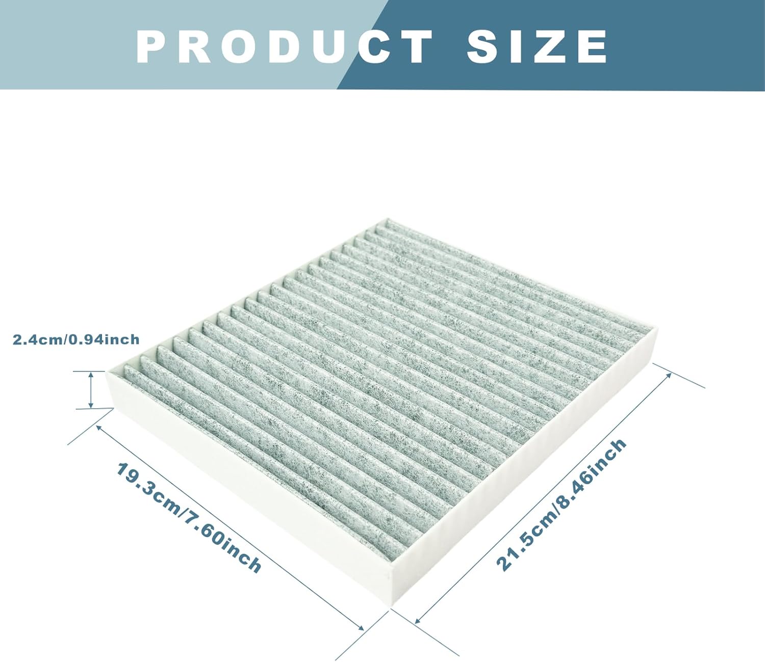 Cabin Engine Air Filter kit Fit for Ram 1500 (2011-2024), Ram 1500 Classic (2019-2024) Pickup Turcks, Replaces 68441763AA, 68406048AA, NOT FOR 6.4L