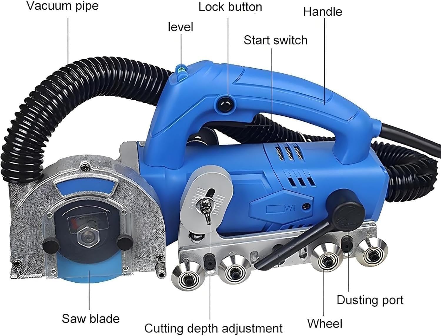 Máquina De Limpieza De Juntas De Azulejos De 1200 W, 9000 Rpm, Herramienta De Ranurado De Espacios De Azulejos Con Bolsa For El Polvo, Limpiador Eléctrico Doméstico For Paredes De Pisos