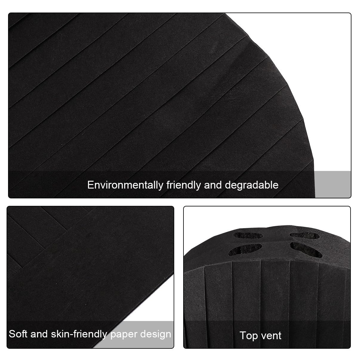 Alipis Gorro de Chef Desechable 12 Pulgadas, 20 Piezas, Material Ecológico y Biodegradable, Gorro de Trabajo para Cocina Profesional y Catering, Adecuado para Restaurante y Hostelería