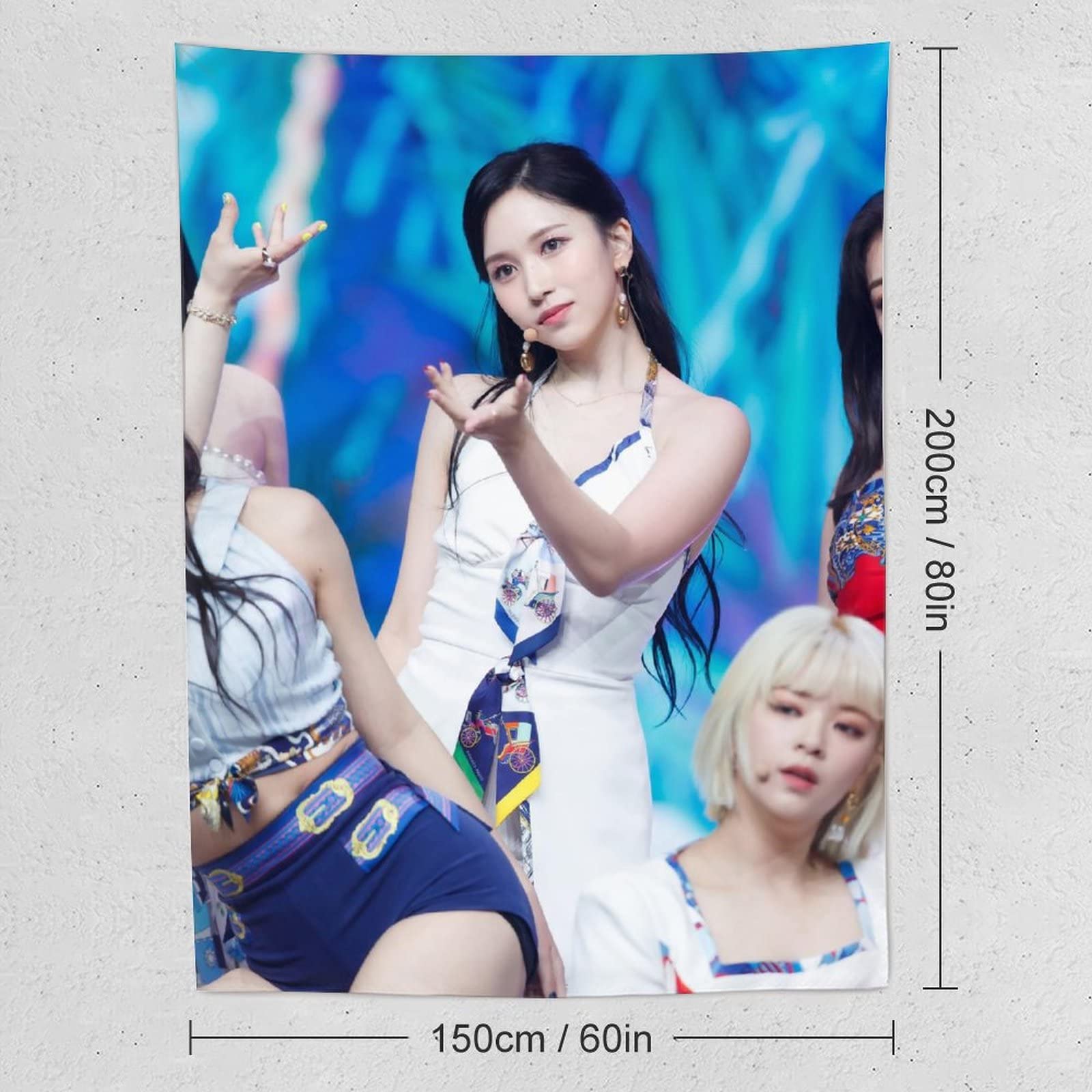 Amazon.co.jp: TWICE Kpopポスターミナ笑顔 タペストリー 壁アート  