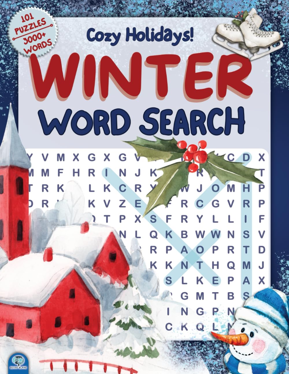 Cozy Holidays! Winter Word Search Large Print: 101 Enchanting Word Find Puzzles with 3000+ Unique Words for Adults, Seniors and Teens