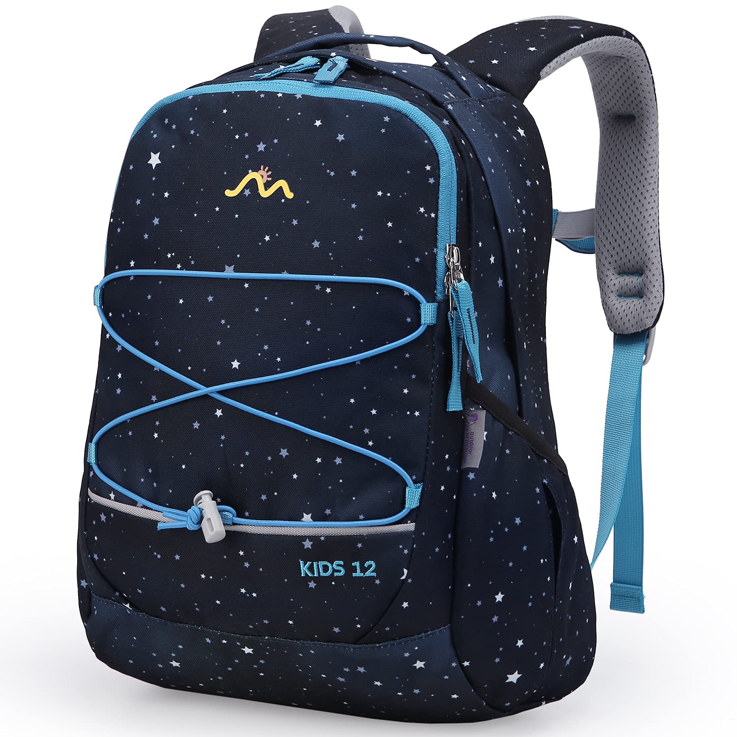 MOUNTAINTOPKids Backpack for Boys Girls Preschool Kindergarten Children Lightweight Daypack, Darkblue Starry 9.8x5.2x15