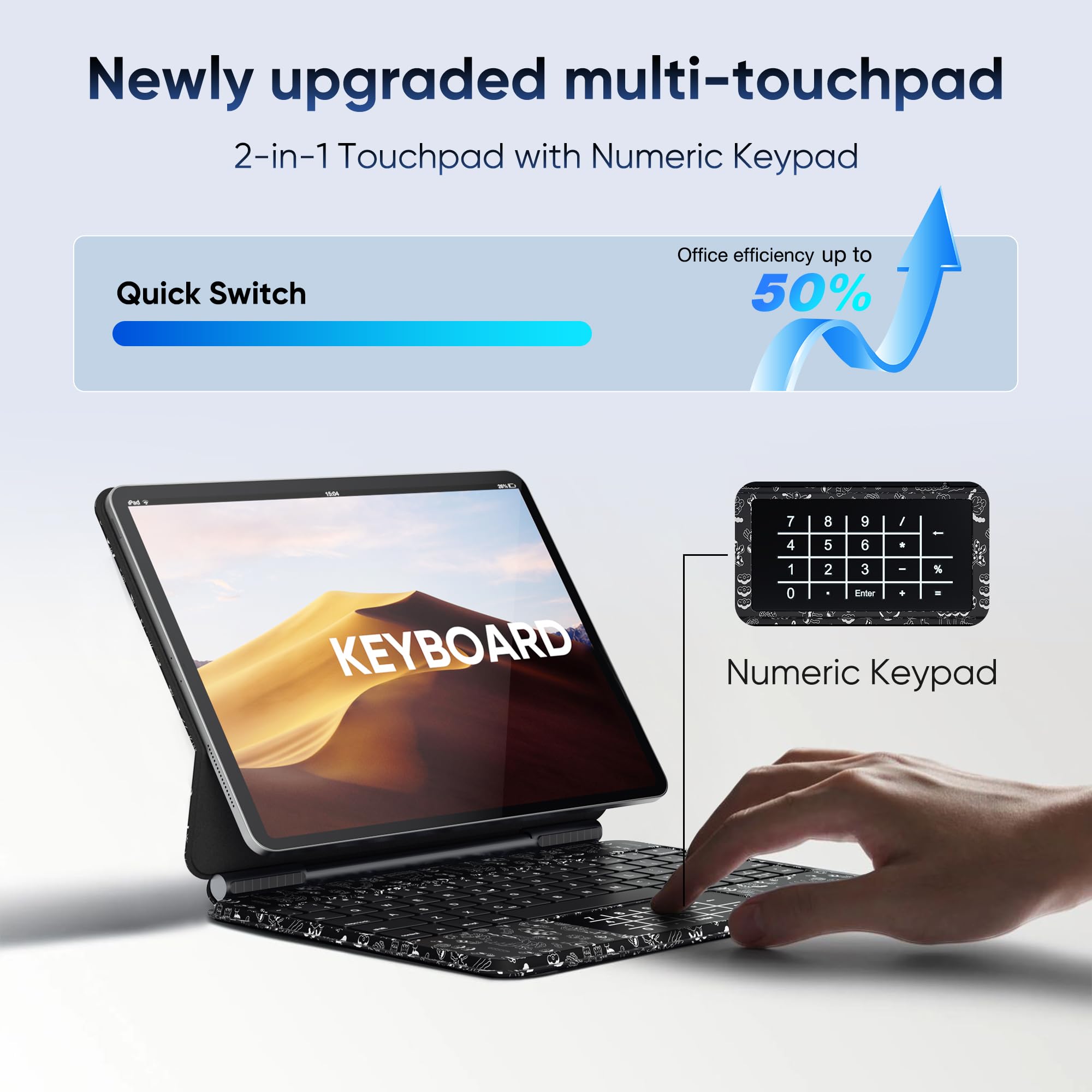 KOLUDE　iPad　キーボードケース Amazon.co.jp: Kolude キーボードケース iPad Pro 11インチ (第4/第3/2