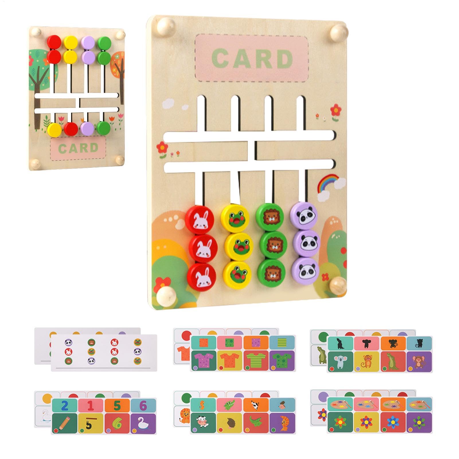 Jeu de forme et tri sensoriel double face pour la motricité - 8