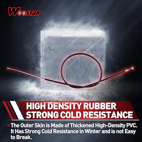 Miniatura 4 de WOOSTAR Cable del acelerador de 28.5 pulgadas de repuesto para 2 tiempos, 43 cc, 47 cc, 49 cc, 50 cc, mini bicicleta de bolsillo, Super Pit Dirt Bike