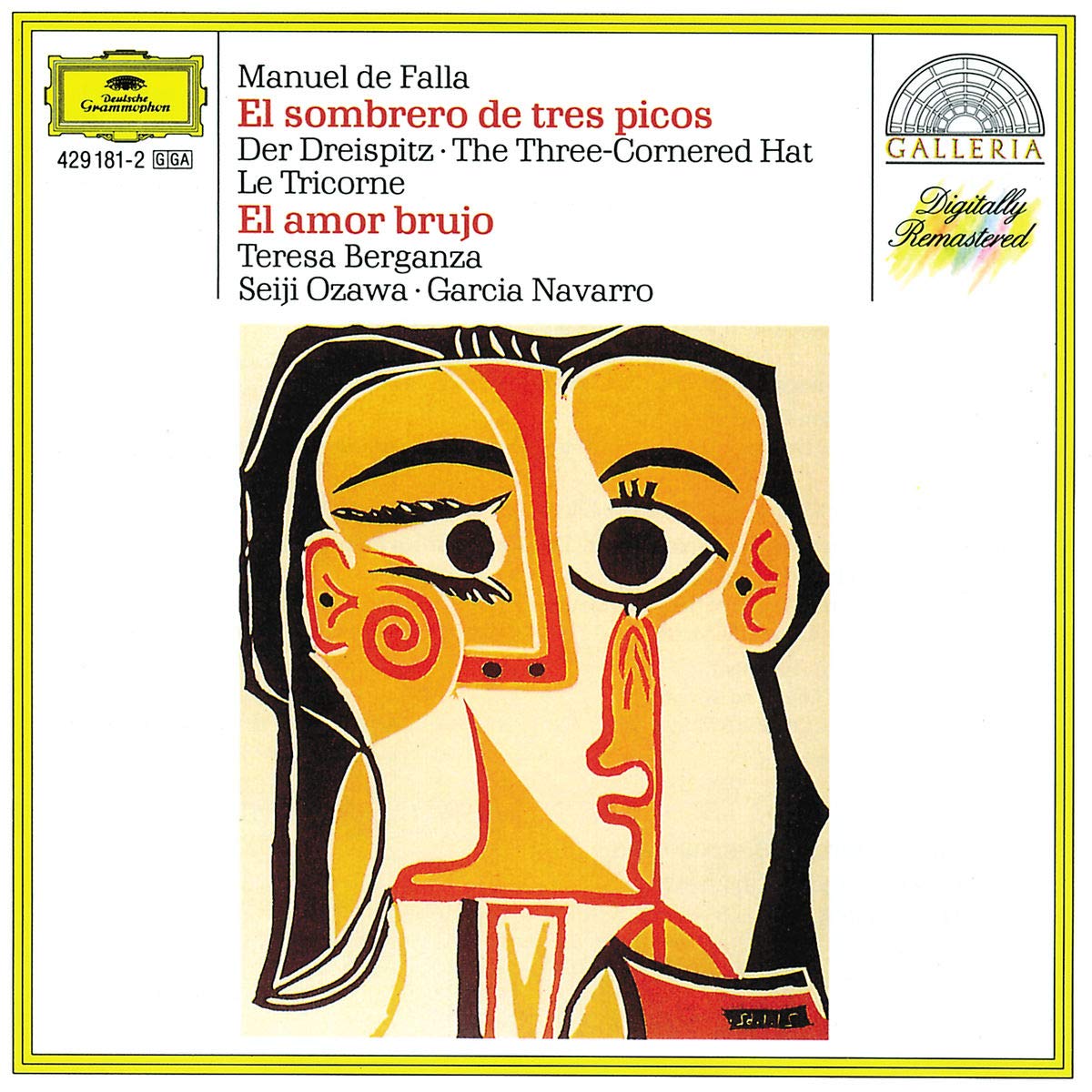 De Falla: 3 Cornered Hat / El Amor Brujo [Audio CD] Manuel De Falla; Manuel de Falla and Seiji Ozawa
