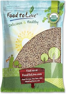 Food to Live Organic Tri-Color Quinoa, 10 Pounds — Non-GMO, Blend of Whi...