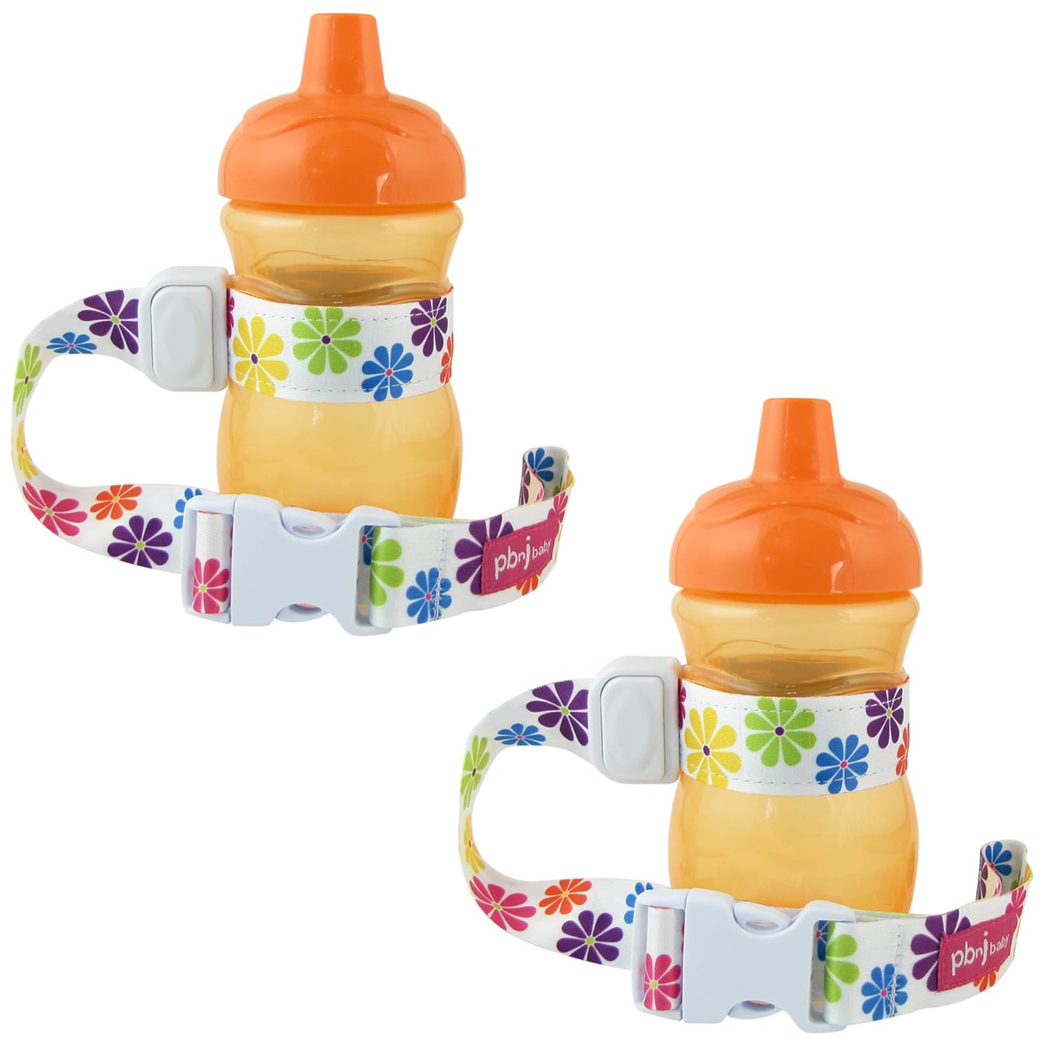 PBnJ Baby SippyPal Sippy Cup Holder Strap Leash Tether (Arrow Gray 2-Pack) : Baby