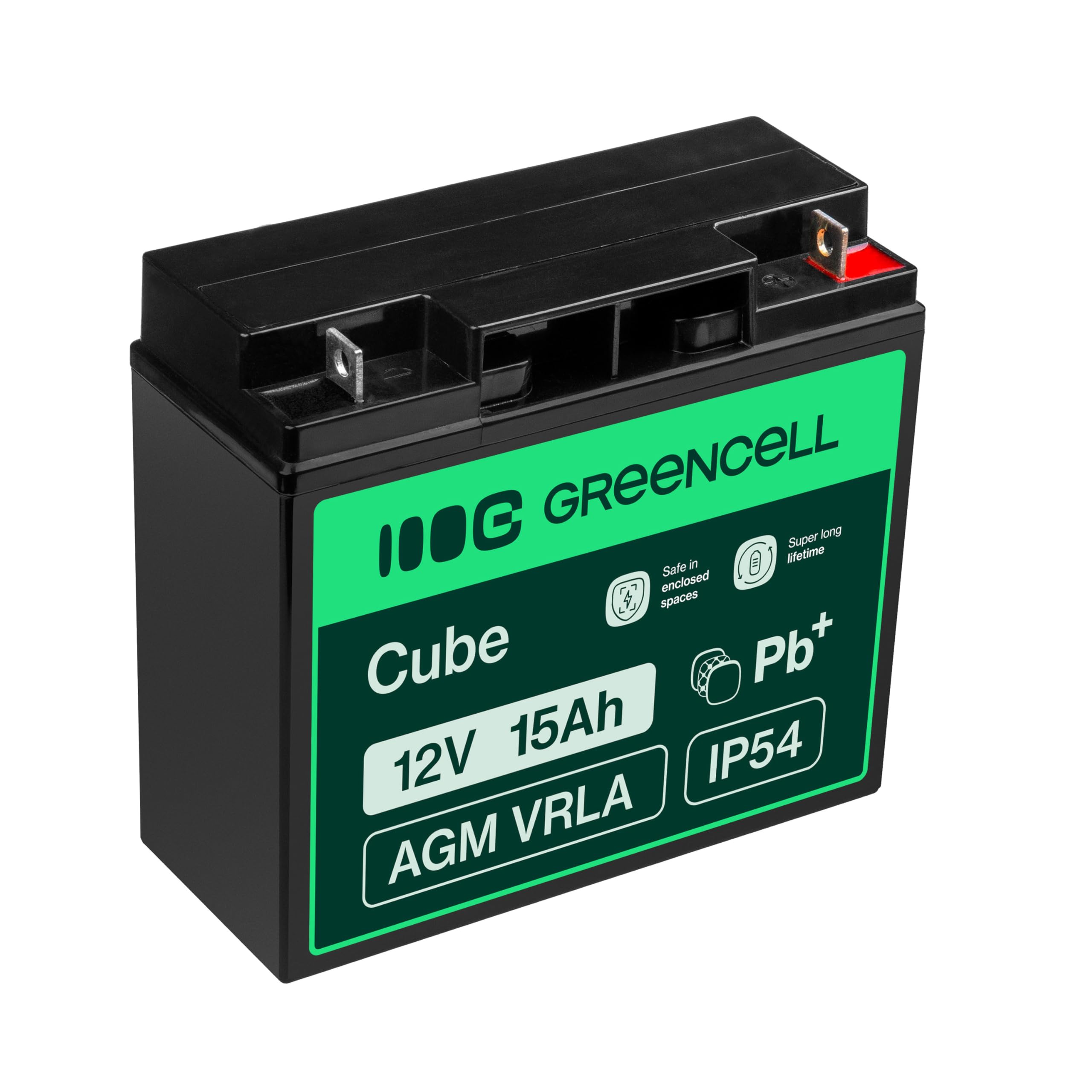 Onderhoudsvrije VRLA Green Cell AGM 12V 50Ah Gel Batterij Startaccu Vervangende Batterij Loodaccu voor Kindervoertuig Batterij voor Alarmsystemen Kinderauto Noodverlichting