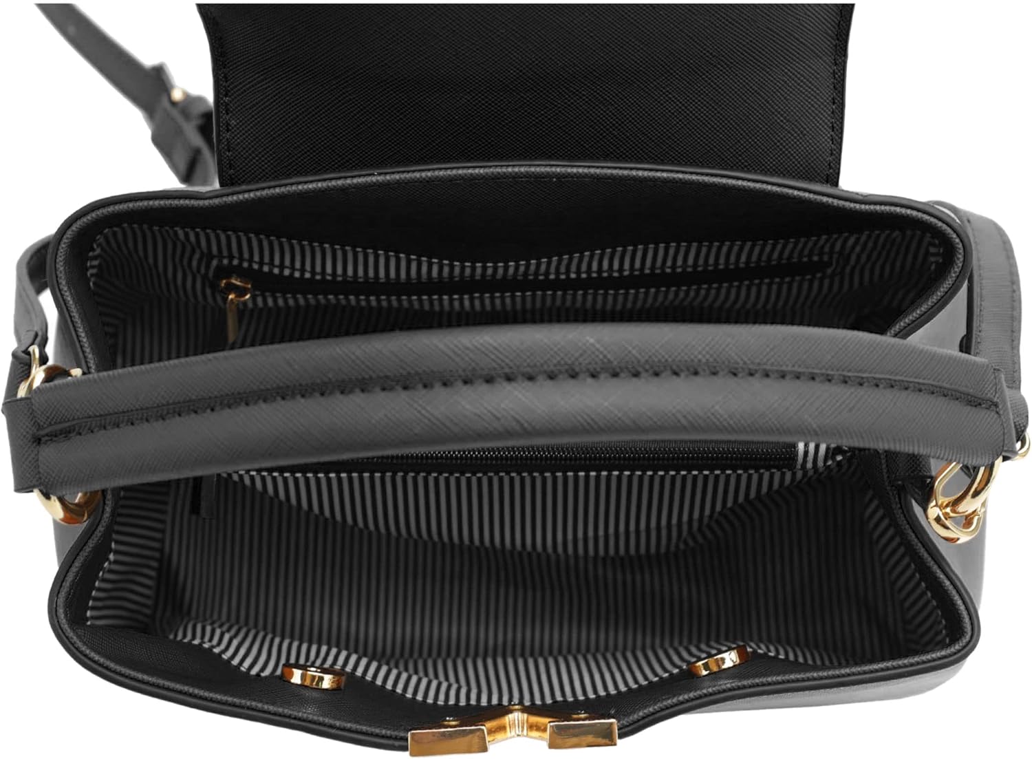 EVVE Women's Small Satchel Bag Classic Top Handle Purses Fashion Crossbody Handbags with Shoulder Strap - Image 6