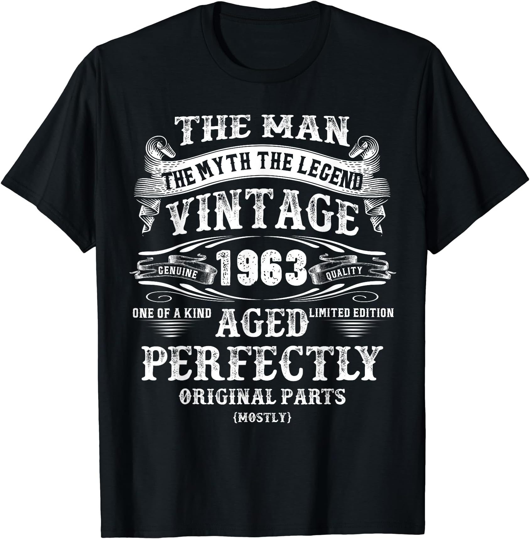 Legendary Man Birthday My Legendary Father61st Birthday Vintage Gifts For Men Man Legends Born In 1963 T-ShirtOEKO-TEX STANDARD 100