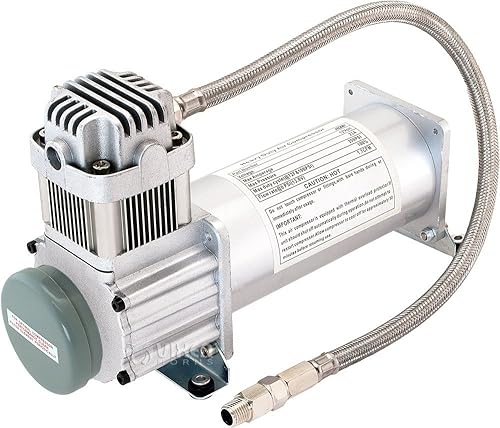 Miniatura 6 de Vixen Horns OCTOPOD - Kit de bocina de tren para camiones/coches/semi. Sistema completo a bordo - Compresor de aire de 200 psi, tanque de 5 galones,