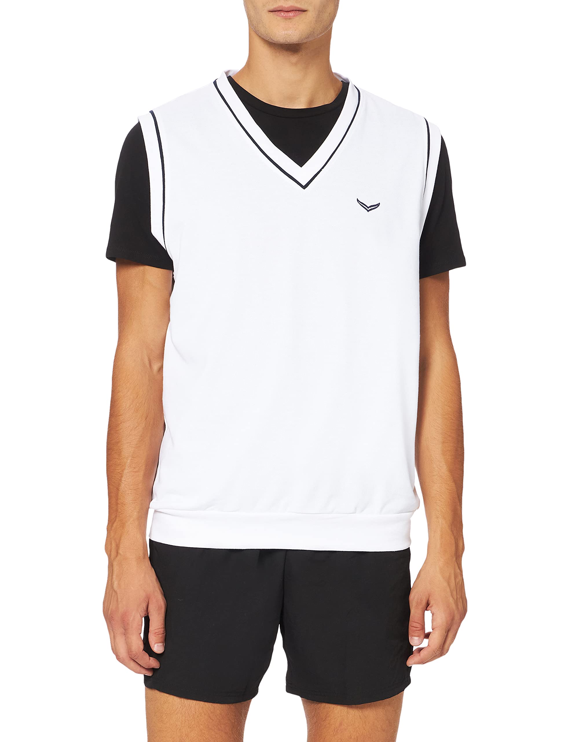 Trigema Men's Tank Top White Weiß (weiss 001) XXX-Large
