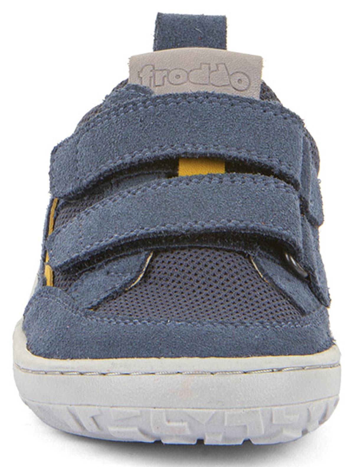 Froddo Sneakersy do chodzenia boso ze skóry + siateczkowe obszycie z podwójnym zapięciem na rzep * G3130271